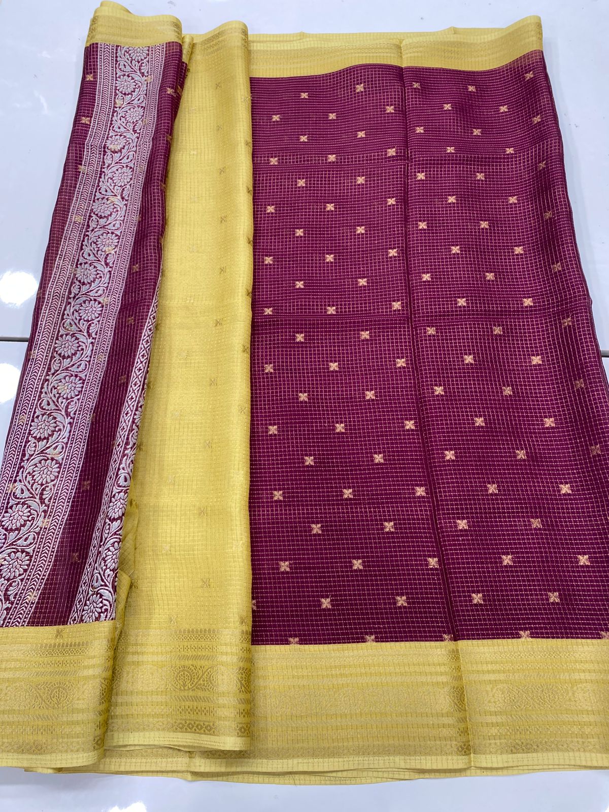 Fancy Georgette Zari Butta Saree(3391)