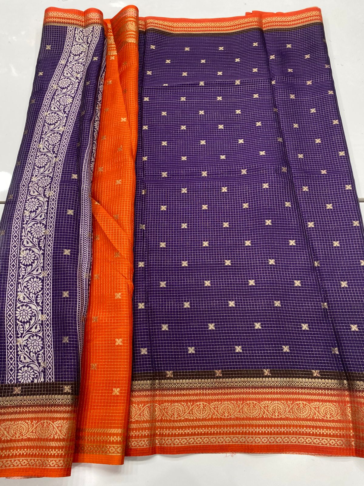 Fancy Georgette Zari Butta Saree(3391)
