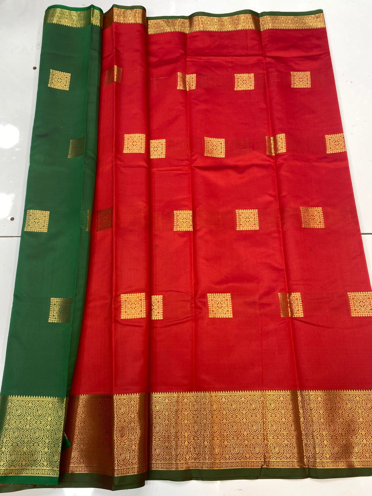 Semi Silk Butta Saree(3190F)