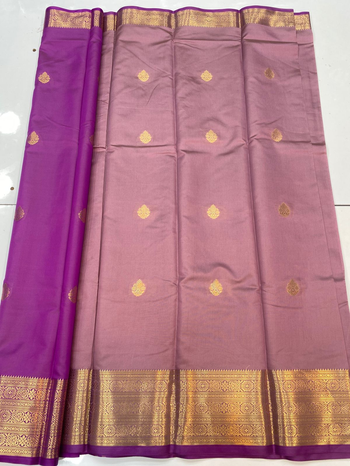 Semi Silk Butta Saree(3190F)
