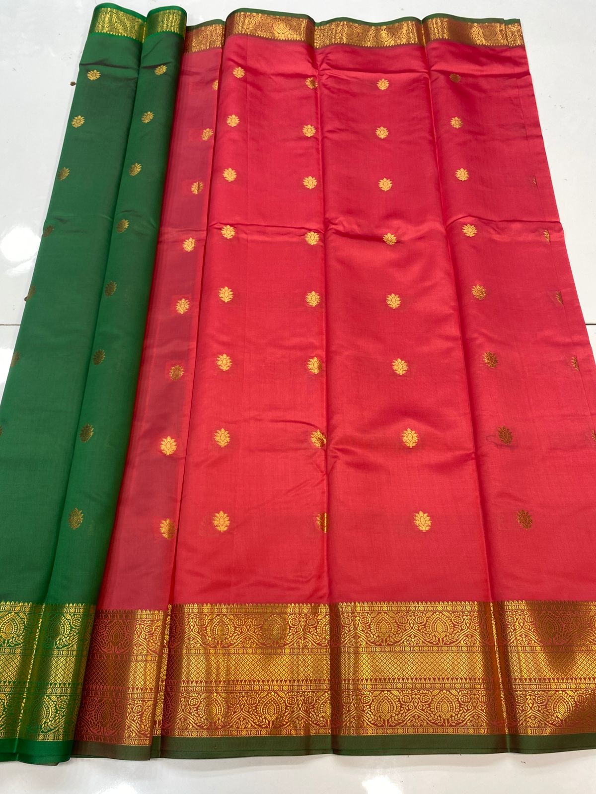 Semi Silk Butta Saree(3190F)