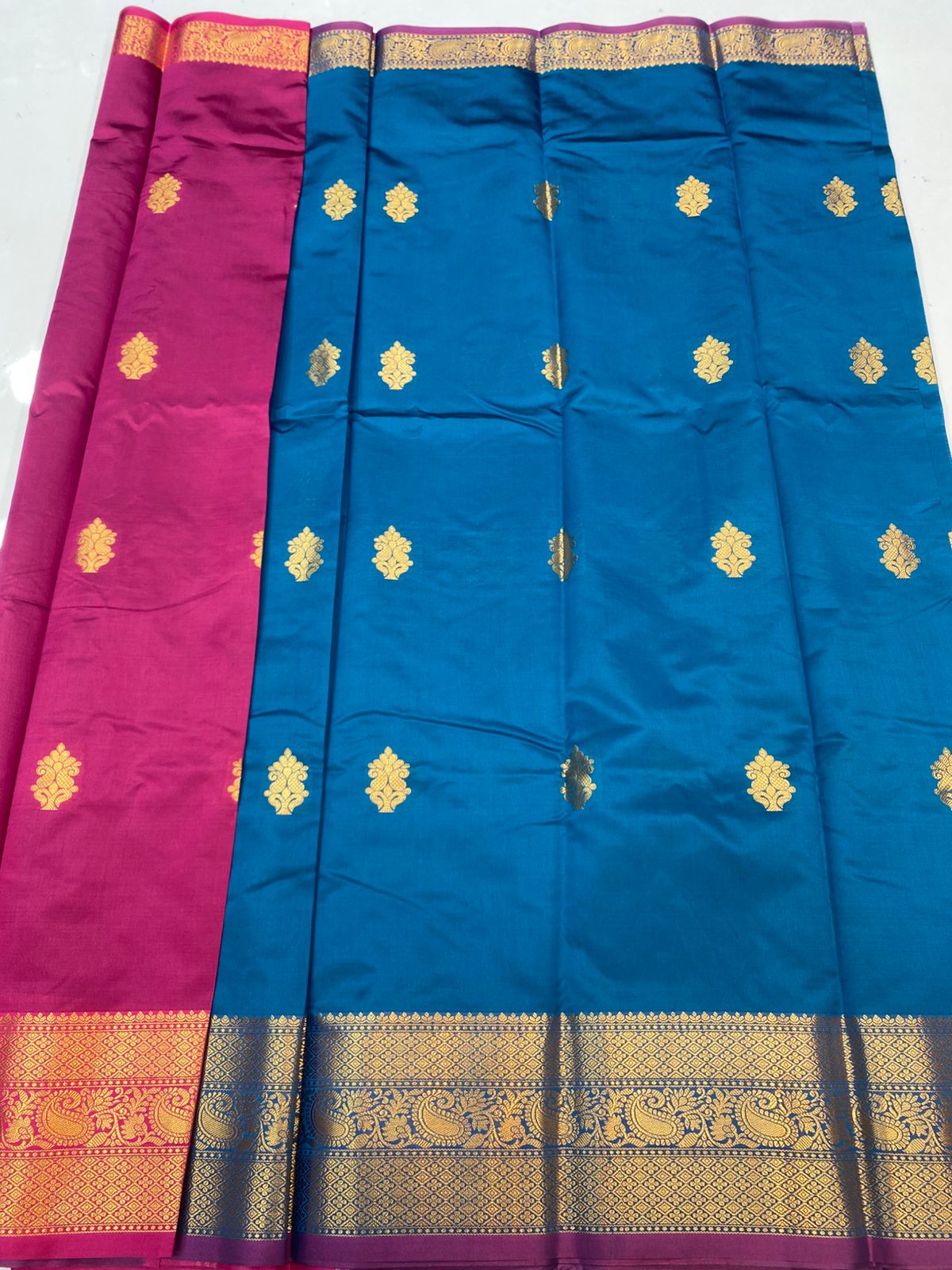 Semi Silk Butta Saree(3190F)
