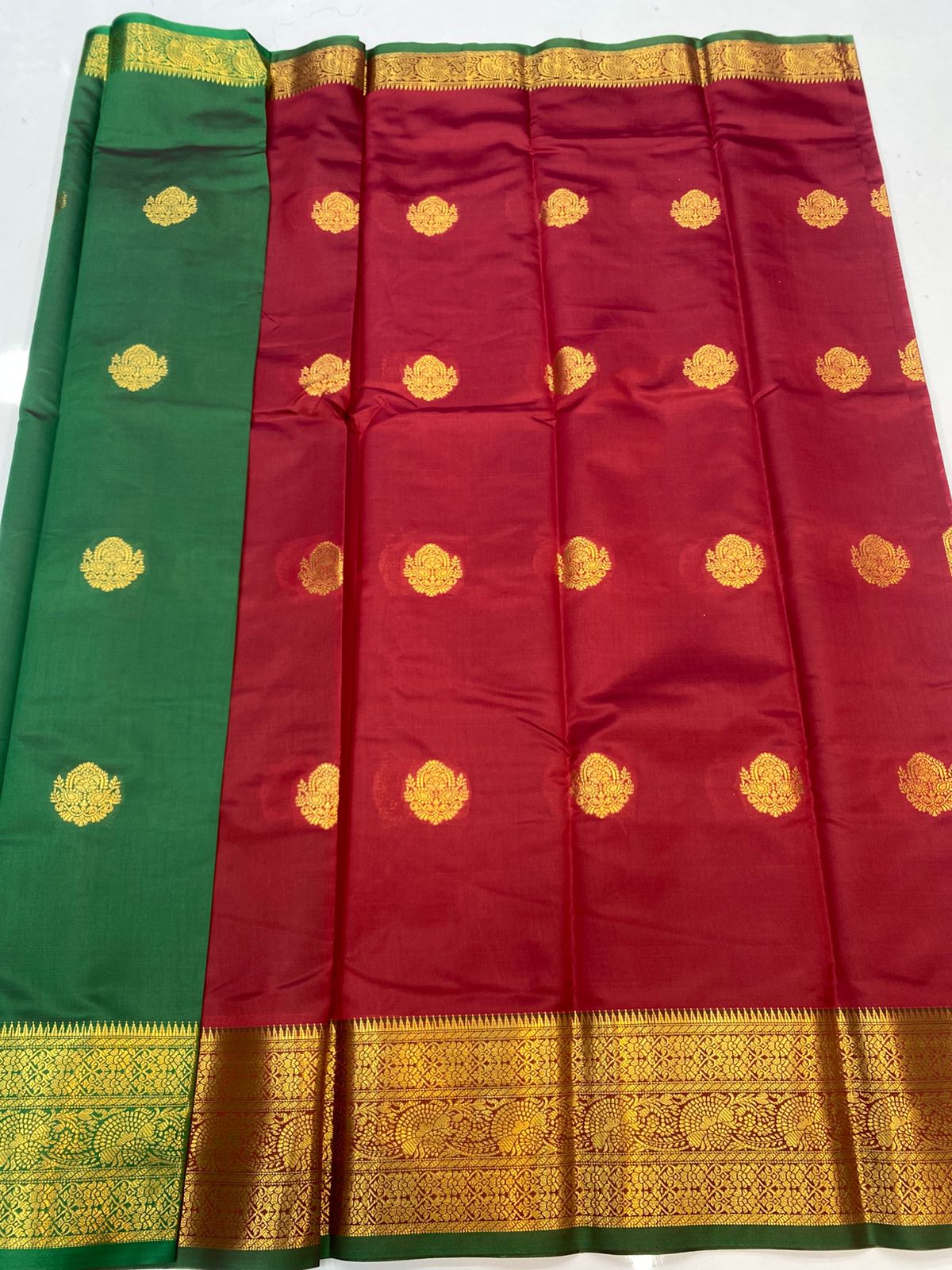 Semi Silk Butta Saree(3190F)