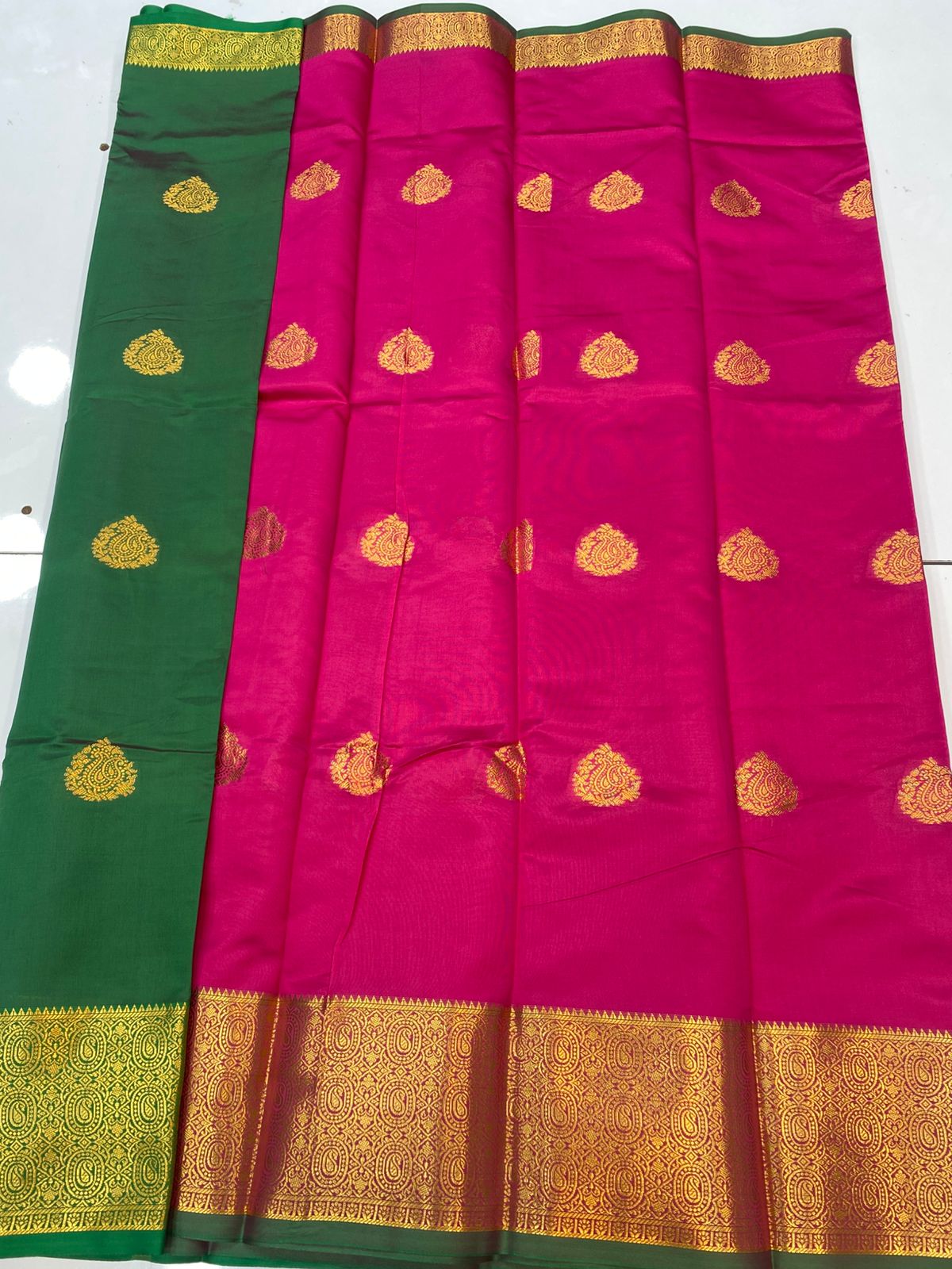 Semi Silk Butta Saree(3190F)