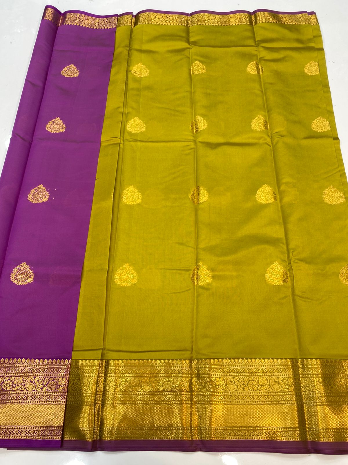 Semi Silk Butta Saree(3190F)