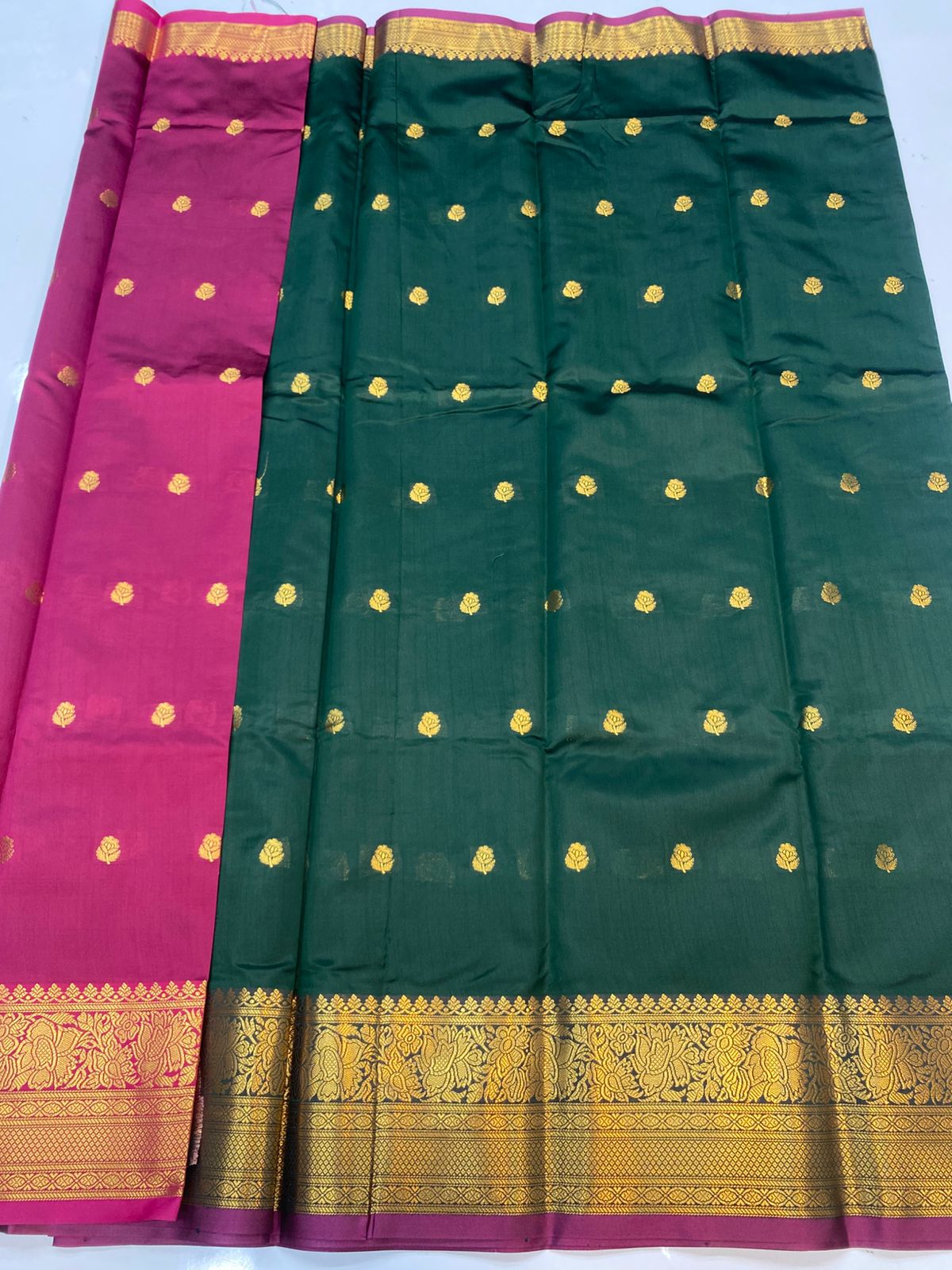 Semi Silk Butta Saree(3190F)