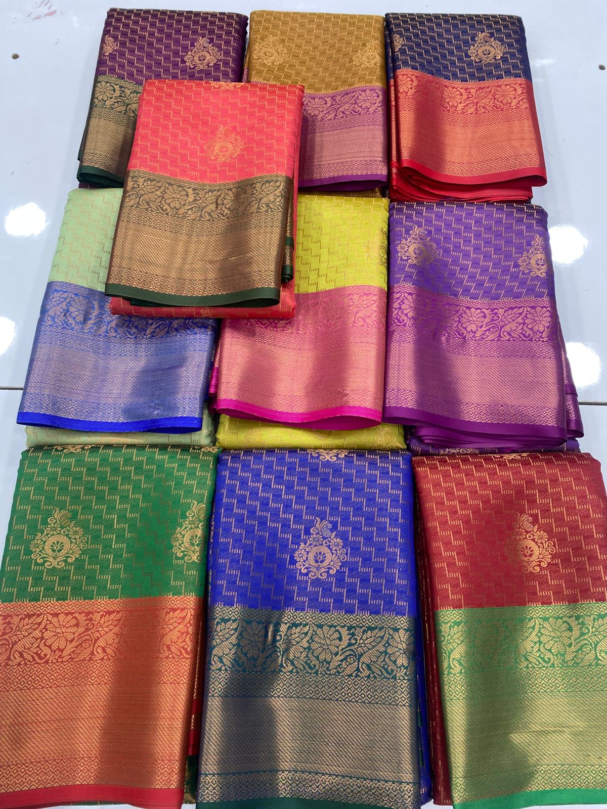 Semi Silk Broket Saree  ( 3403C-R31 )