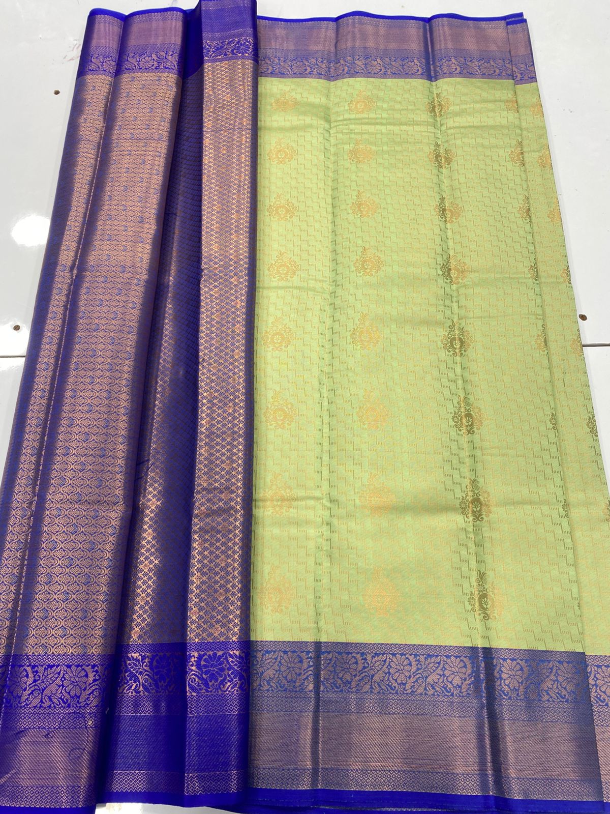 Semi Silk Broket Saree  ( 3403C-R31 )