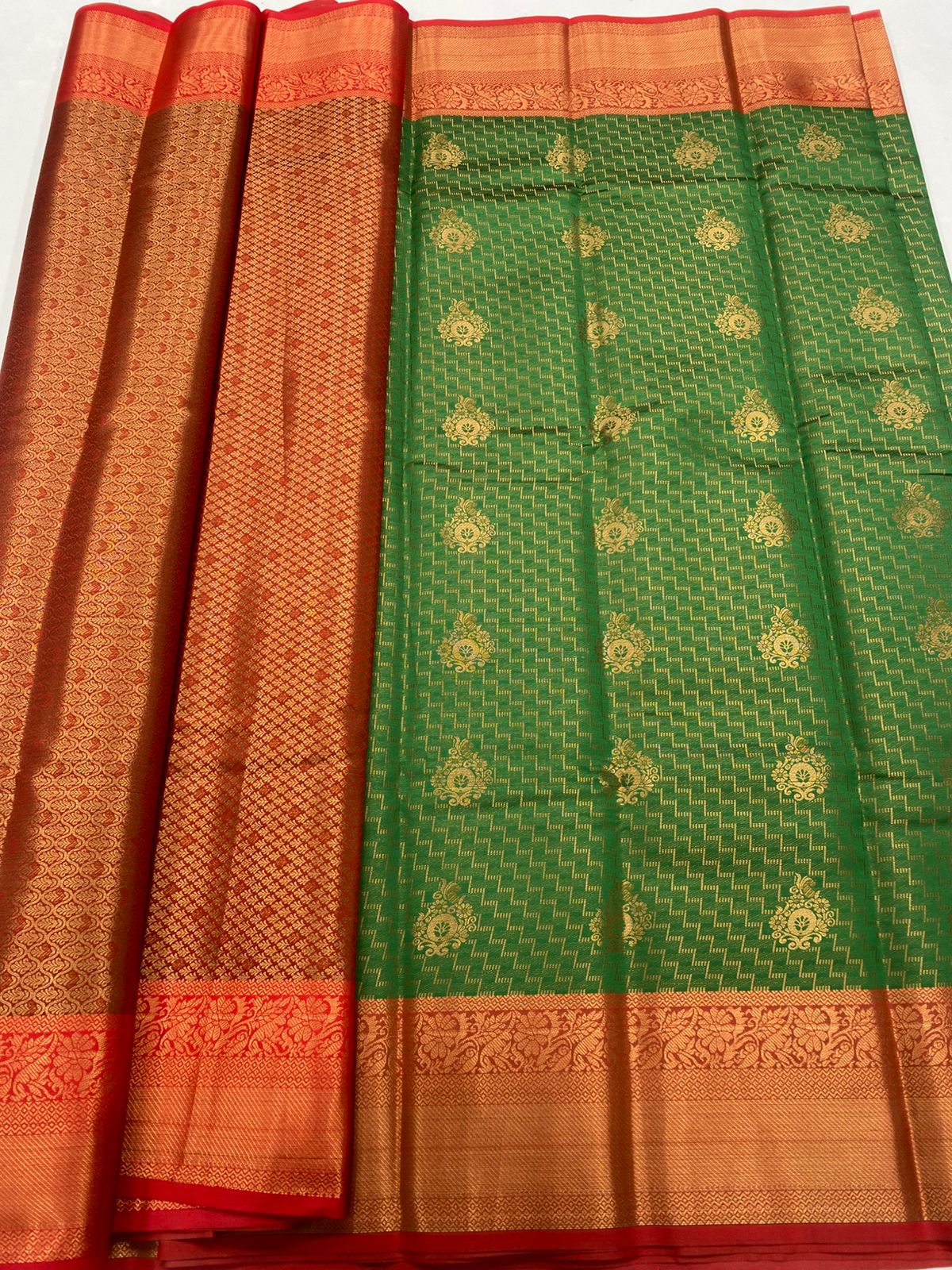 Semi Silk Broket Saree  ( 3403C-R31 )