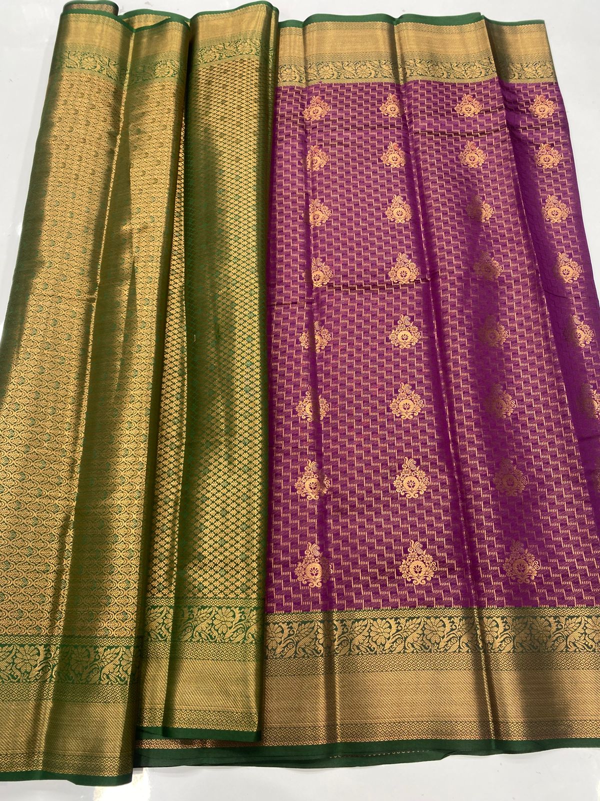 Semi Silk Broket Saree  ( 3403C-R31 )