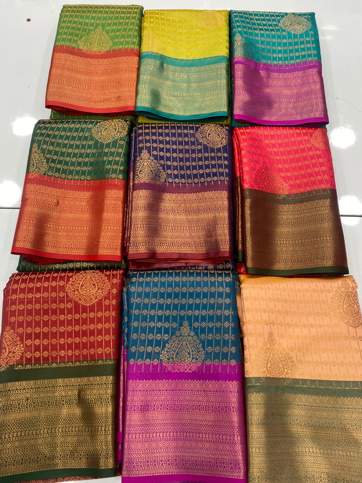 Semi Silk Broket Saree (3403F-R30 )