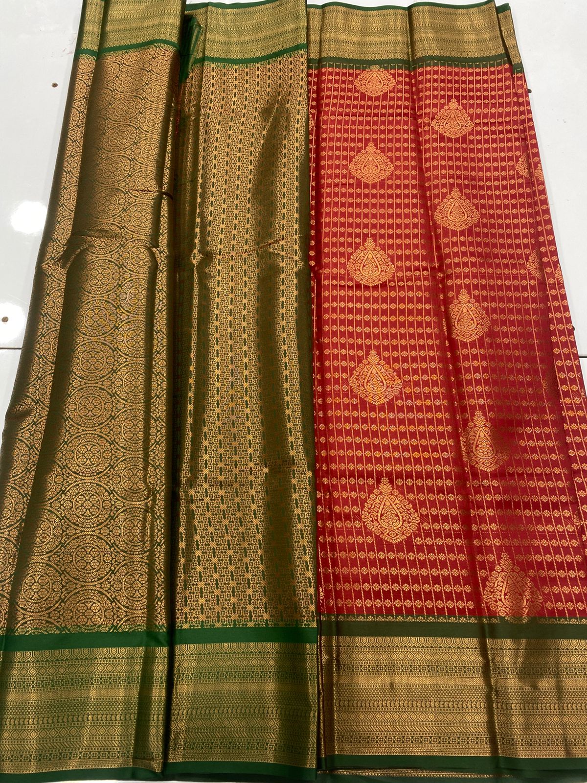 Semi Silk Broket Saree (3403F-R30 )