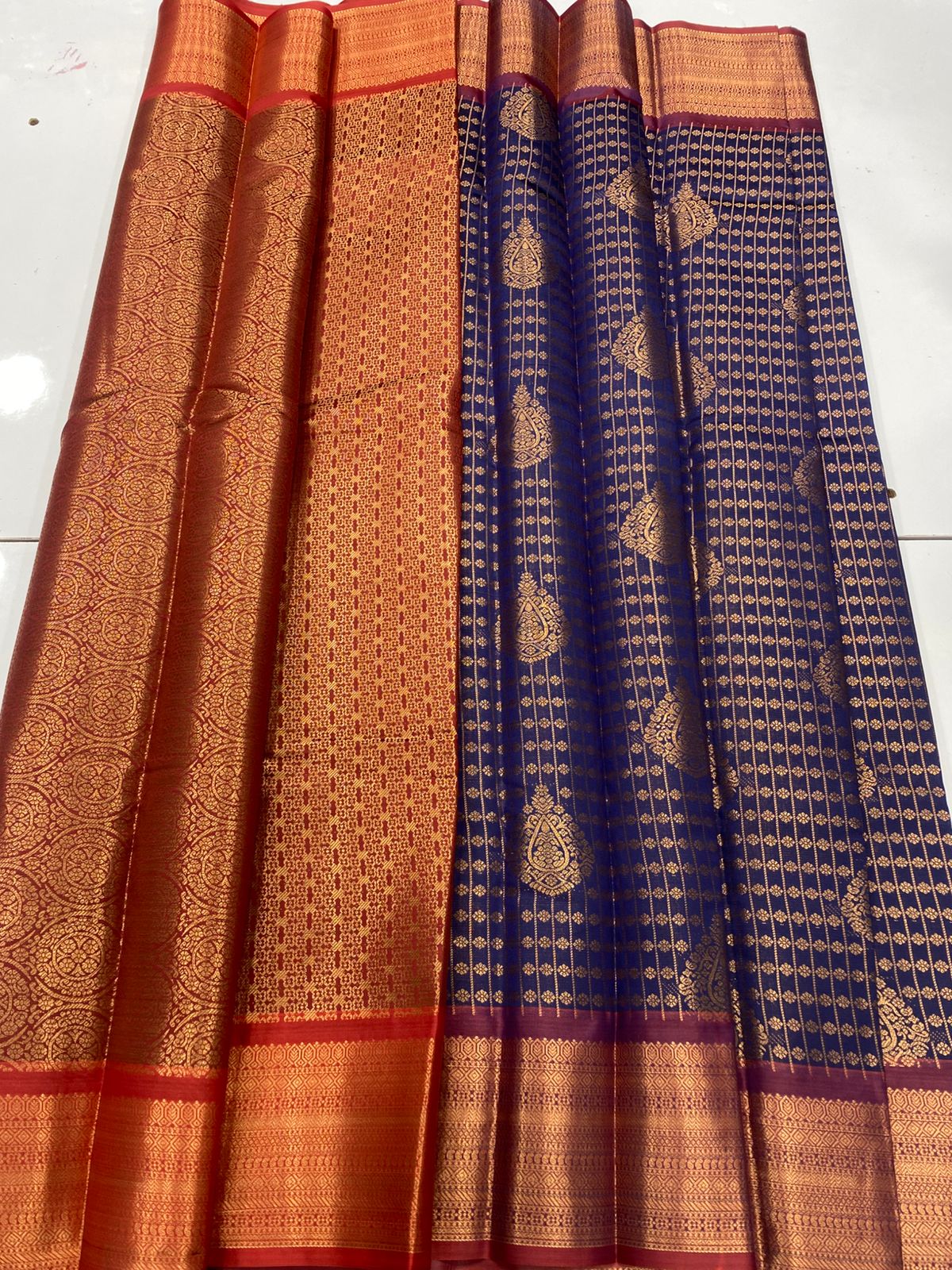 Semi Silk Broket Saree (3403F-R30 )