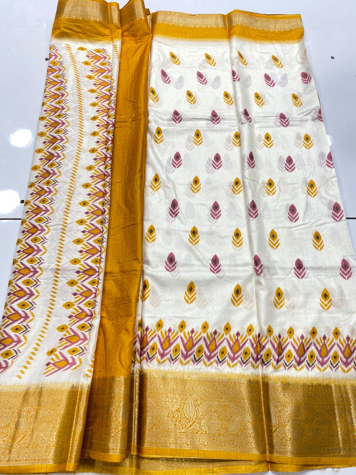 Fancy Digital Print Saree (3417-R32)