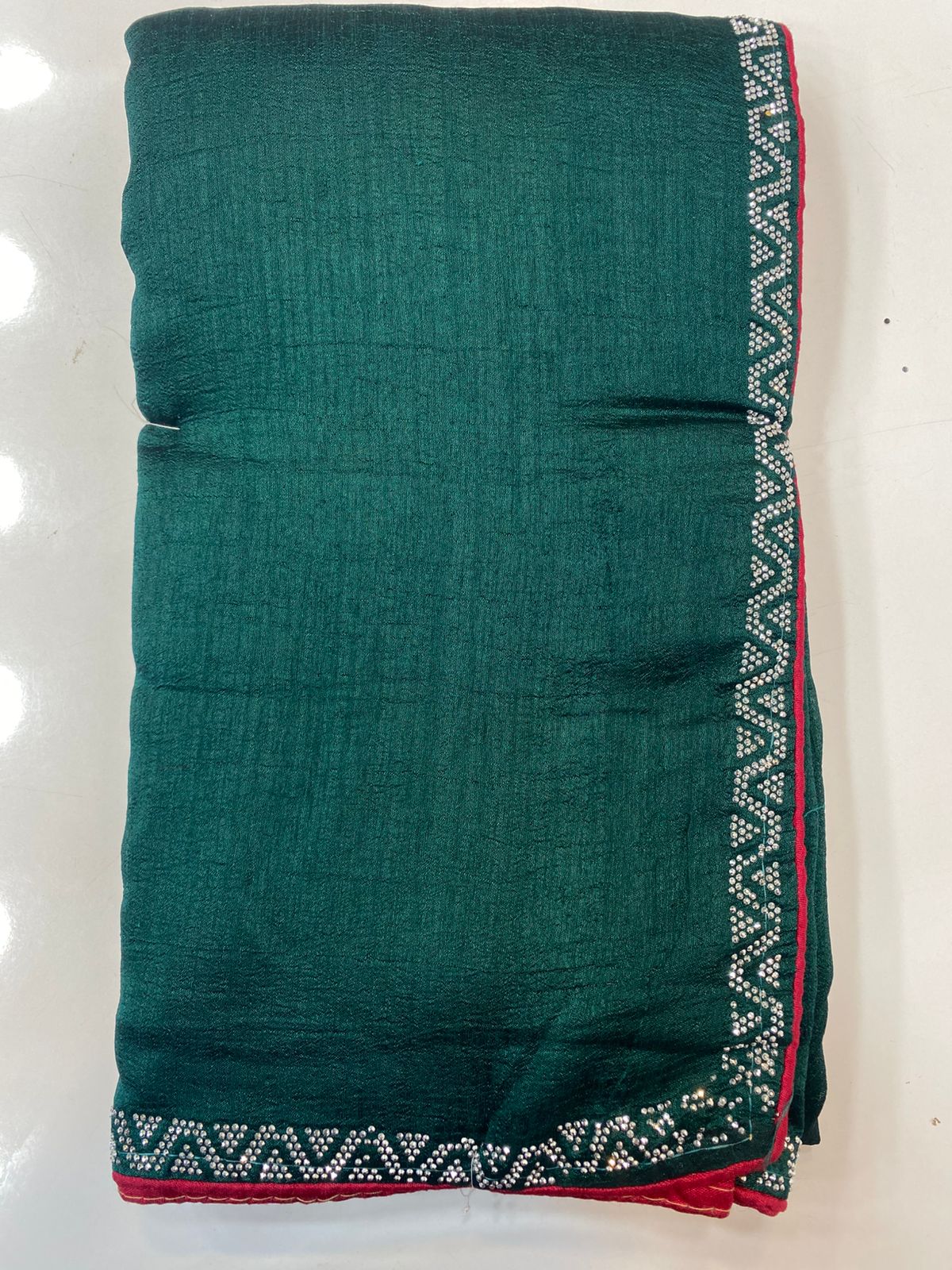 Fancy Stone Border Saree ( 3272A-R42 )