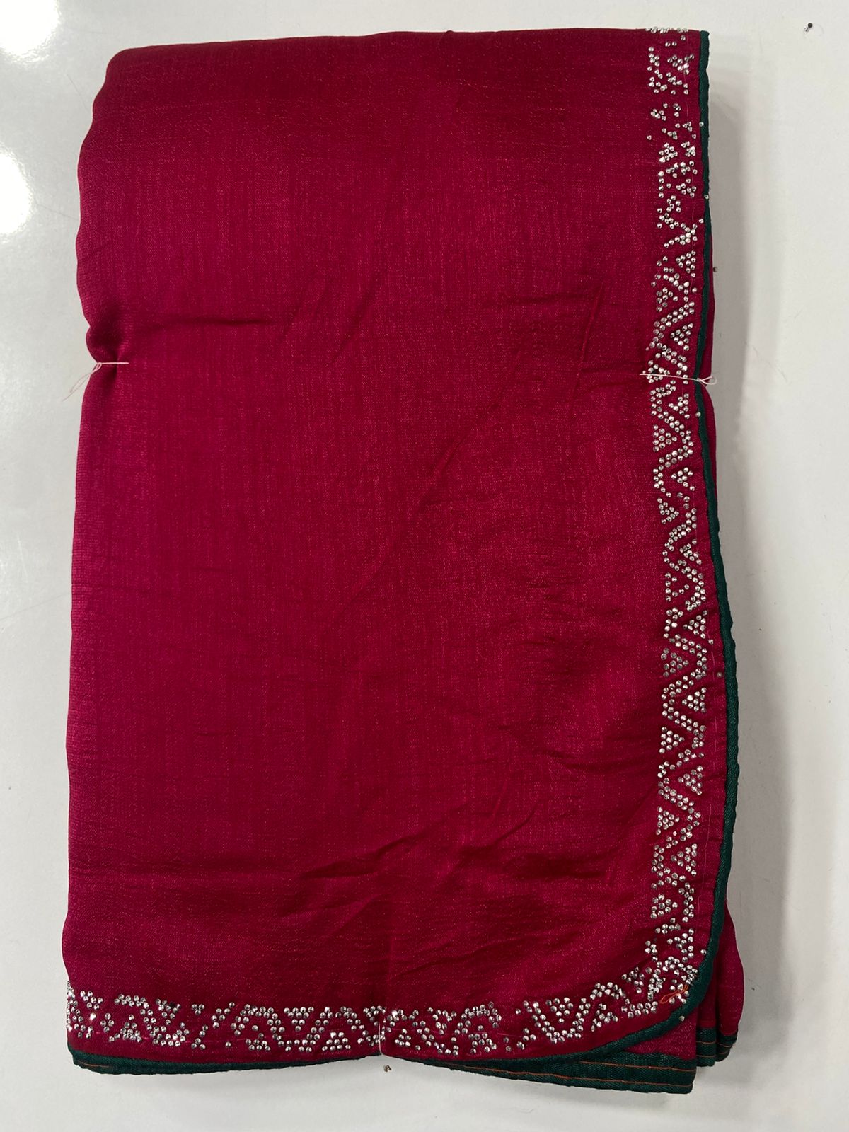 Fancy Stone Border Saree ( 3272A-R42 )