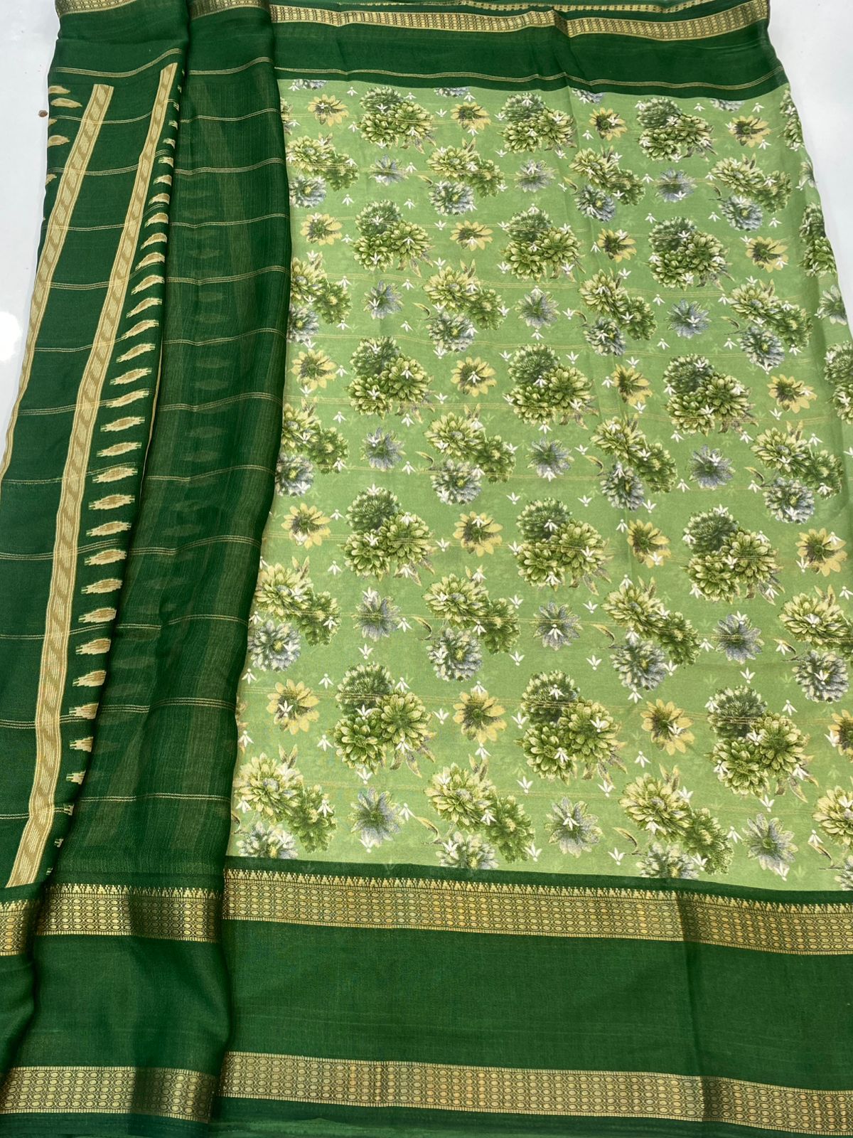 Fancy Soft Georgette Saree (3407-29)
