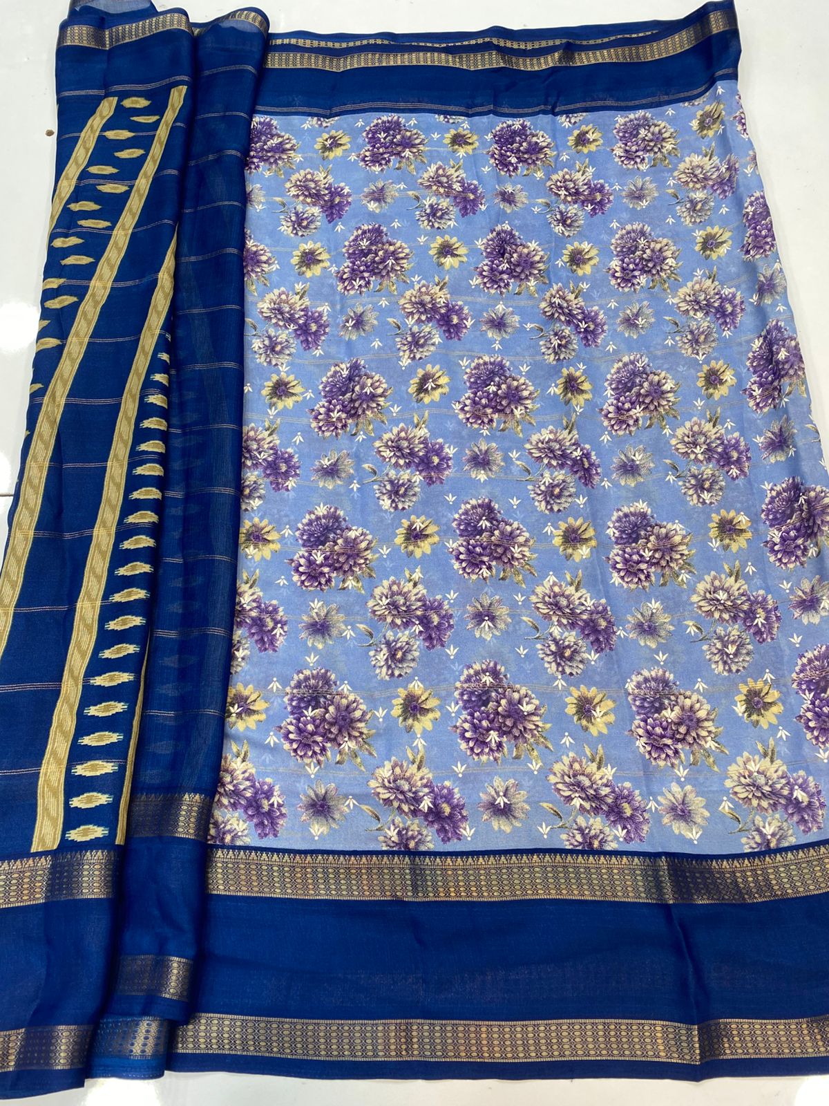 Fancy Soft Georgette Saree (3407-29)