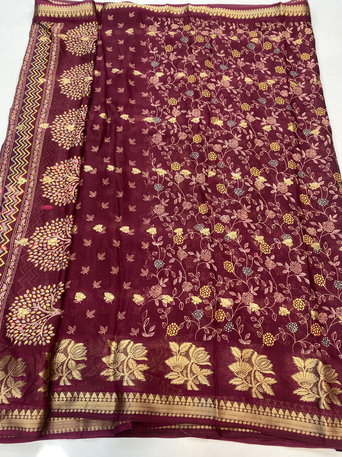 Fancy Soft Georgette Saree (3406-R33)
