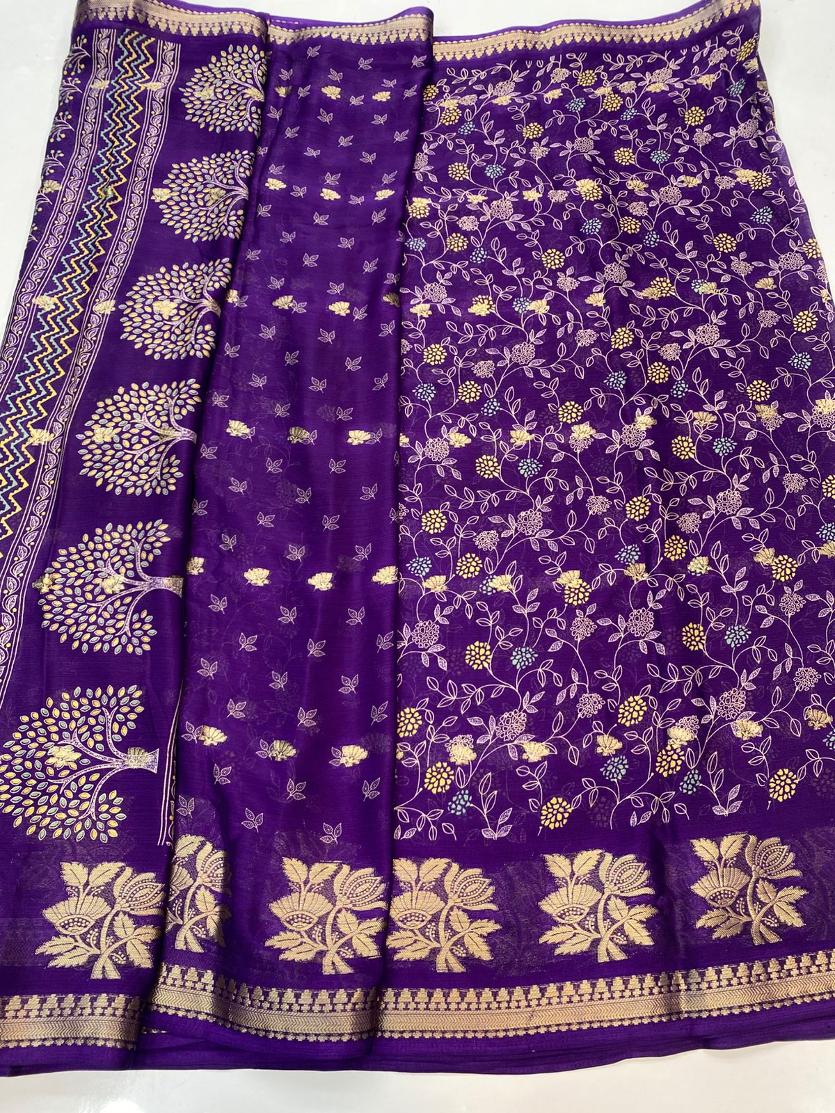 Fancy Soft Georgette Saree (3406-R33)