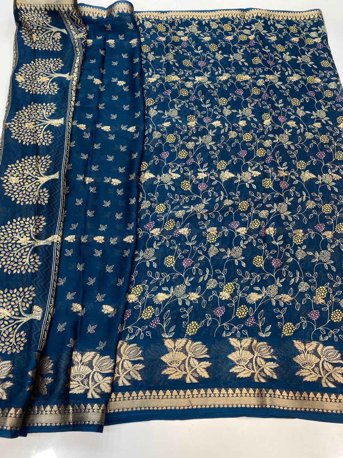 Fancy Soft Georgette Saree (3406-R33)
