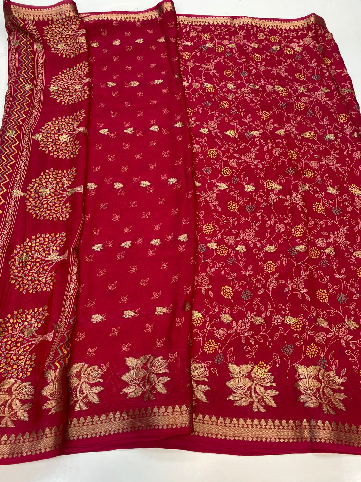 Fancy Soft Georgette Saree (3406-R33)