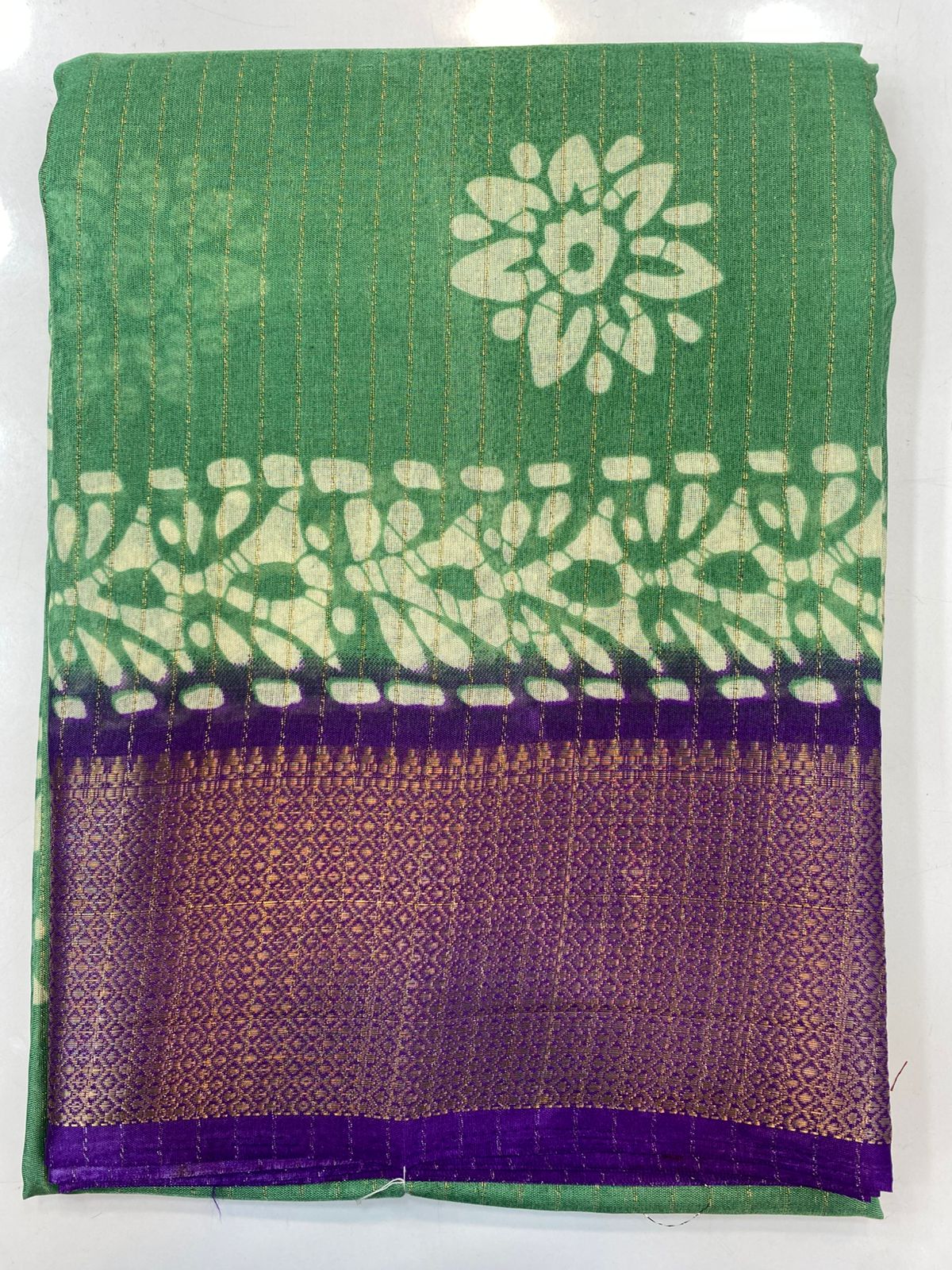 Fancy Georgette Print Saree(3421A-R36)