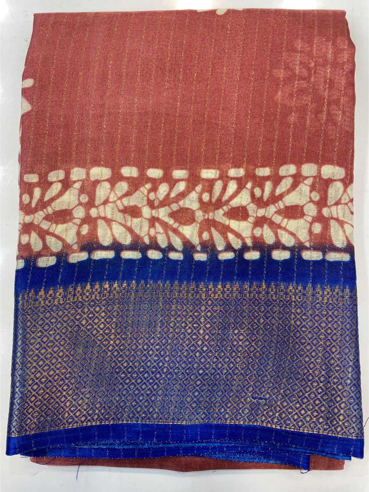 Fancy Georgette Print Saree(3421A-R36)
