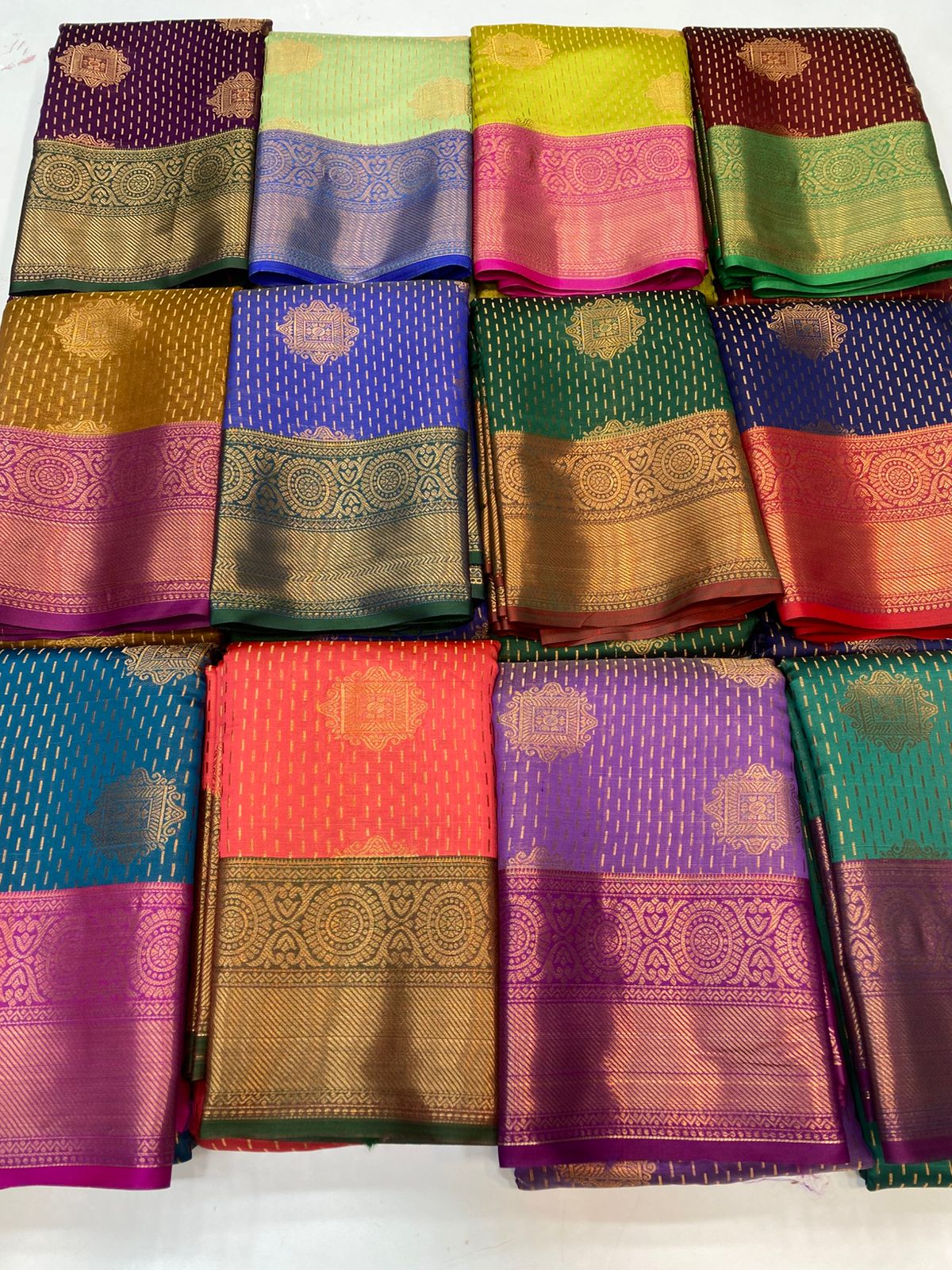 Semi Silk Broket Saree(3403J-R22)