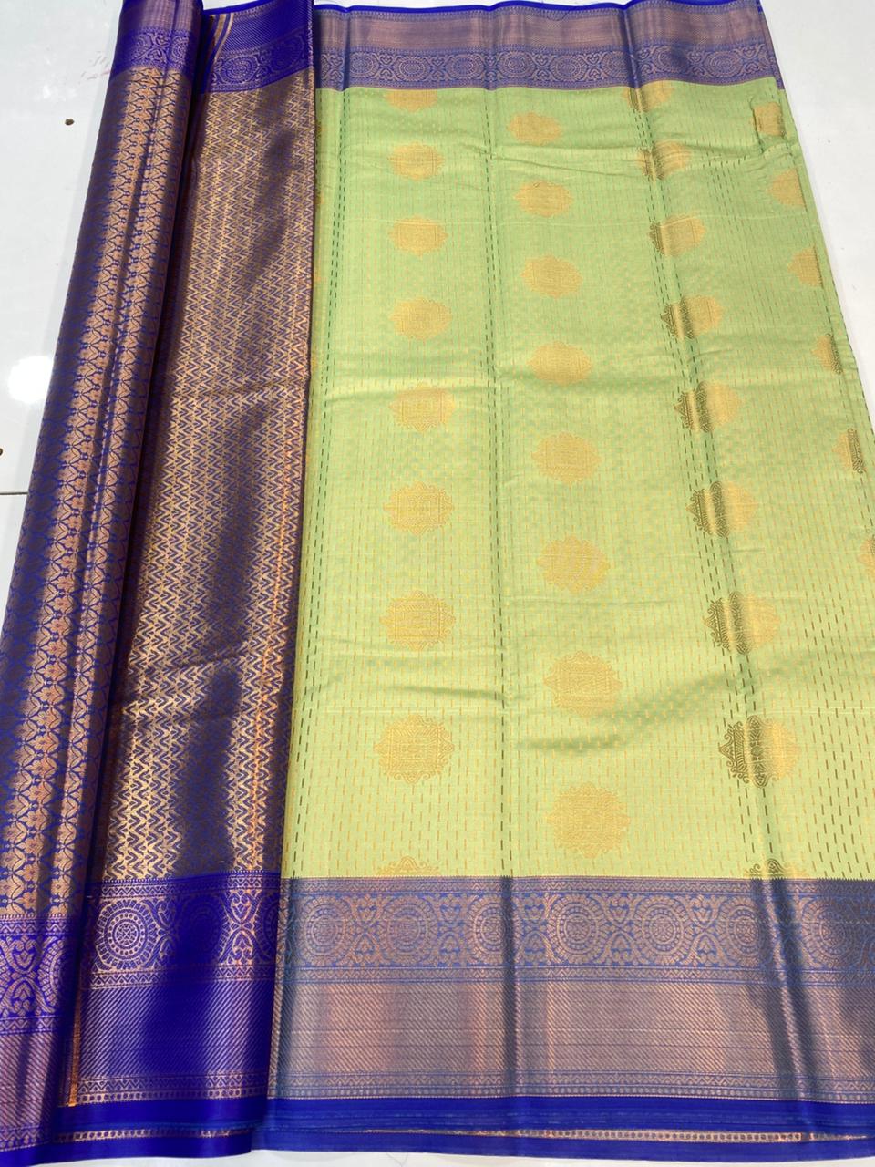 Semi Silk Broket Saree(3403J-R22)
