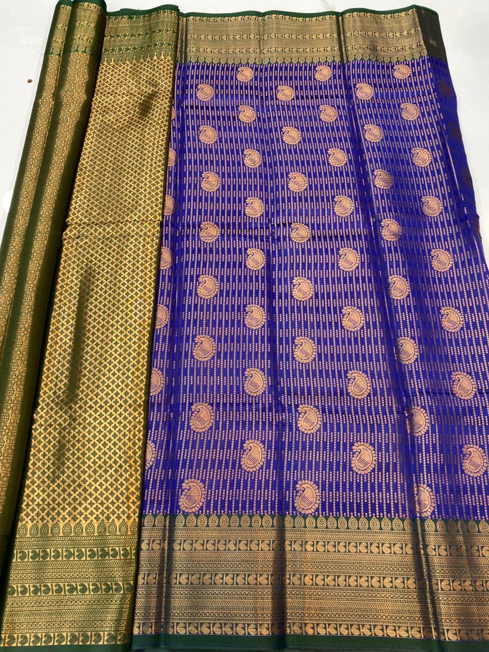 Semi Silk Broket Saree(3403K-R22)