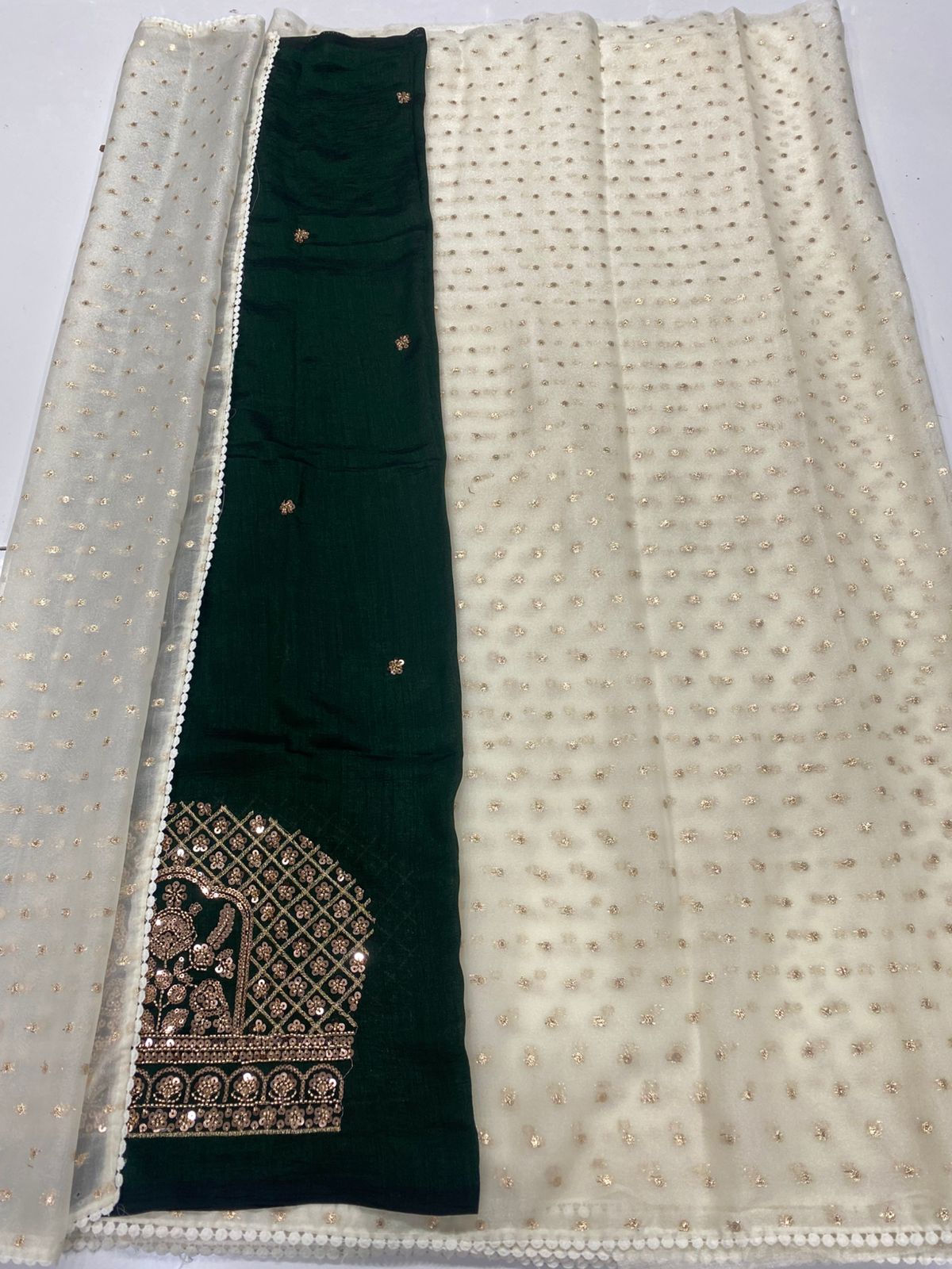 &nbsp;Fancy Georgette Zari Butta Saree(3284-R41)