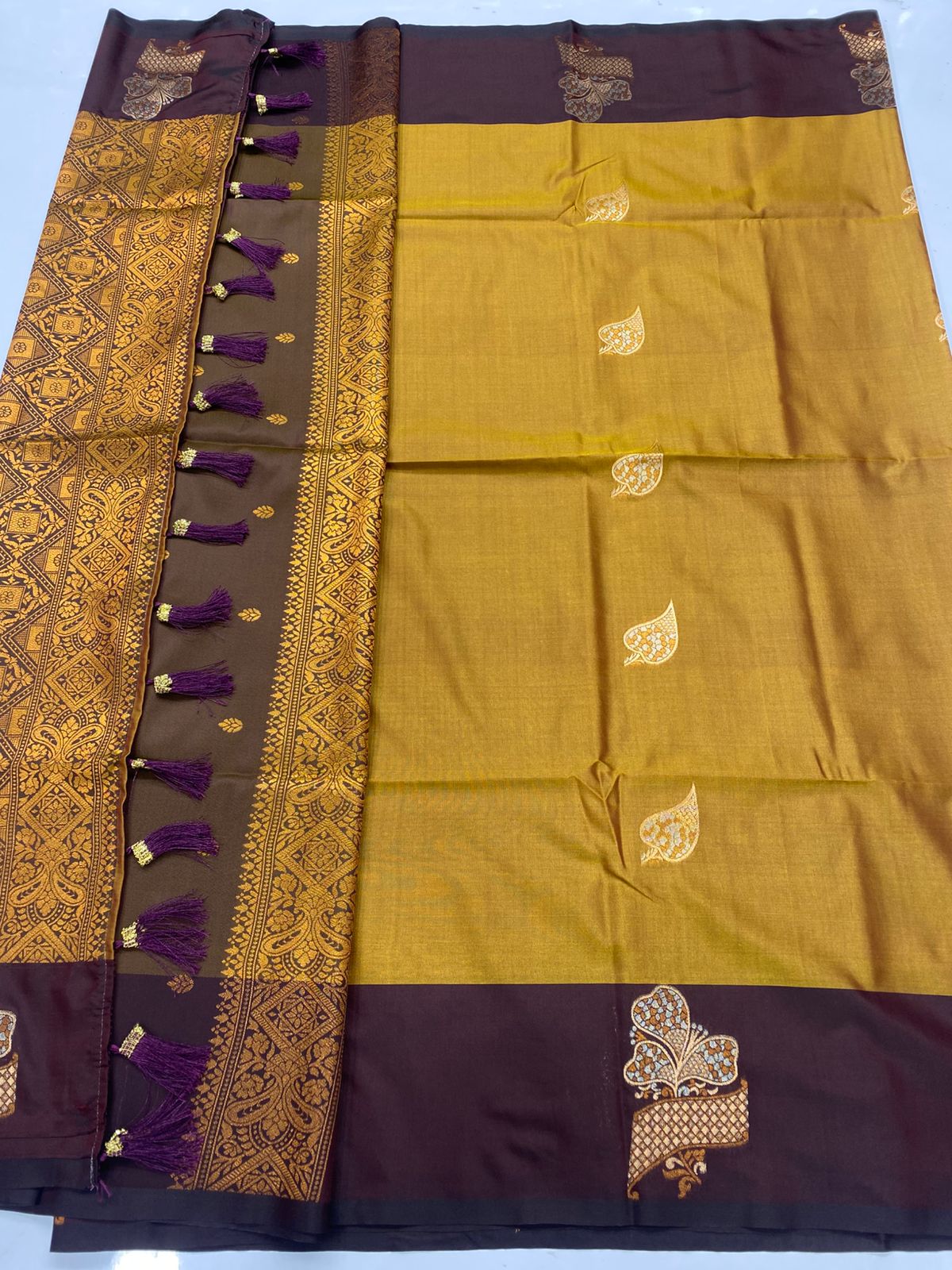 Semi Silk Butta Saree(3257C-R8)