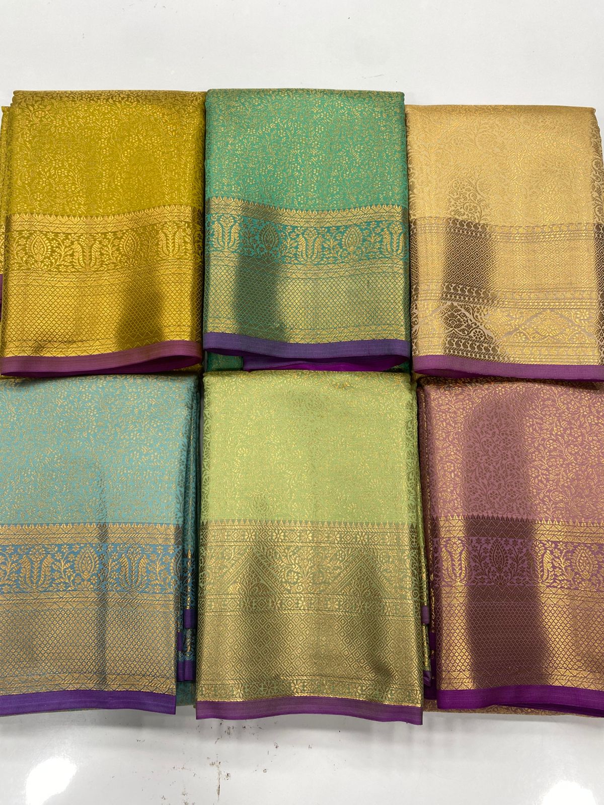 Semi Silk Broket Saree (3428-R3)