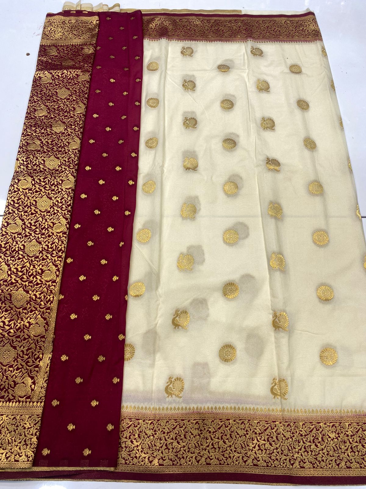 &nbsp;Khaddi Georgette Saree(3442-R10)