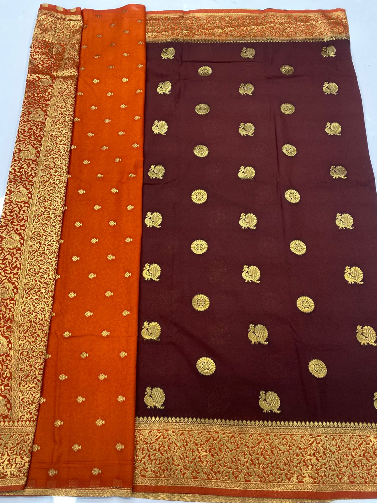 &nbsp;Khaddi Georgette Saree(3442-R10)