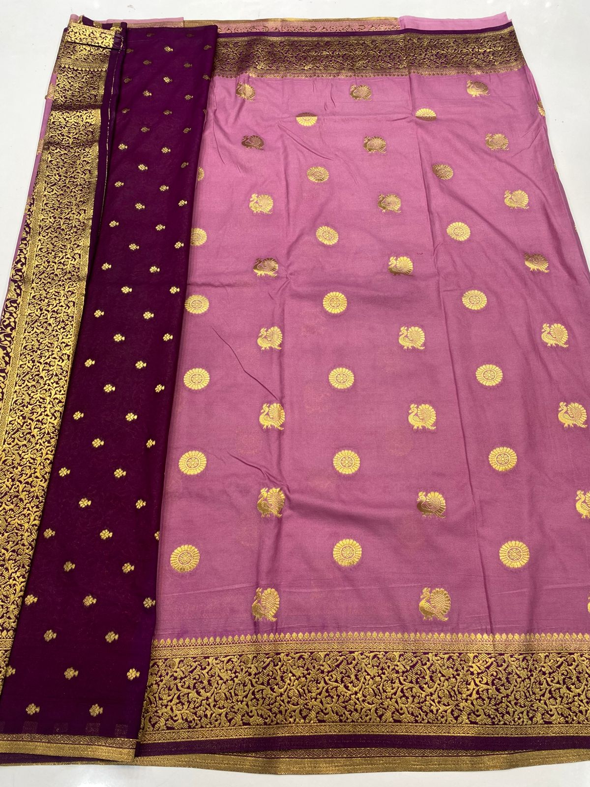 &nbsp;Khaddi Georgette Saree(3442-R10)