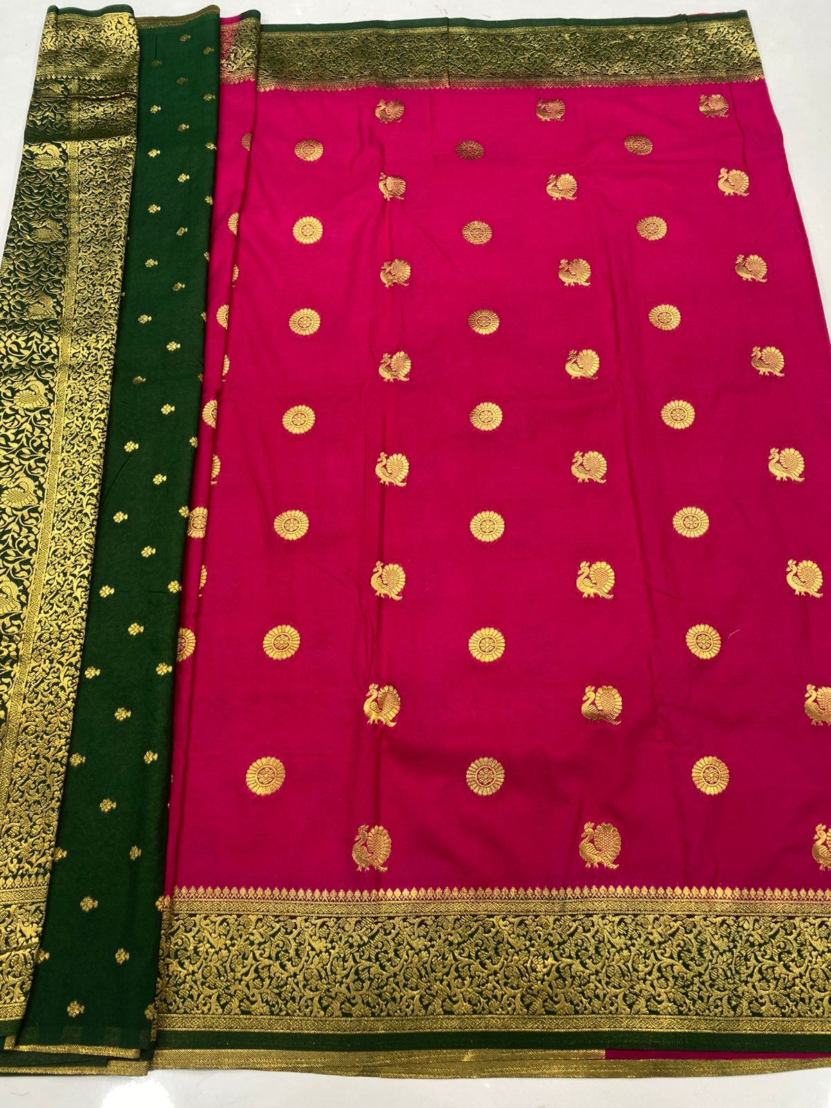 &nbsp;Khaddi Georgette Saree(3442-R10)