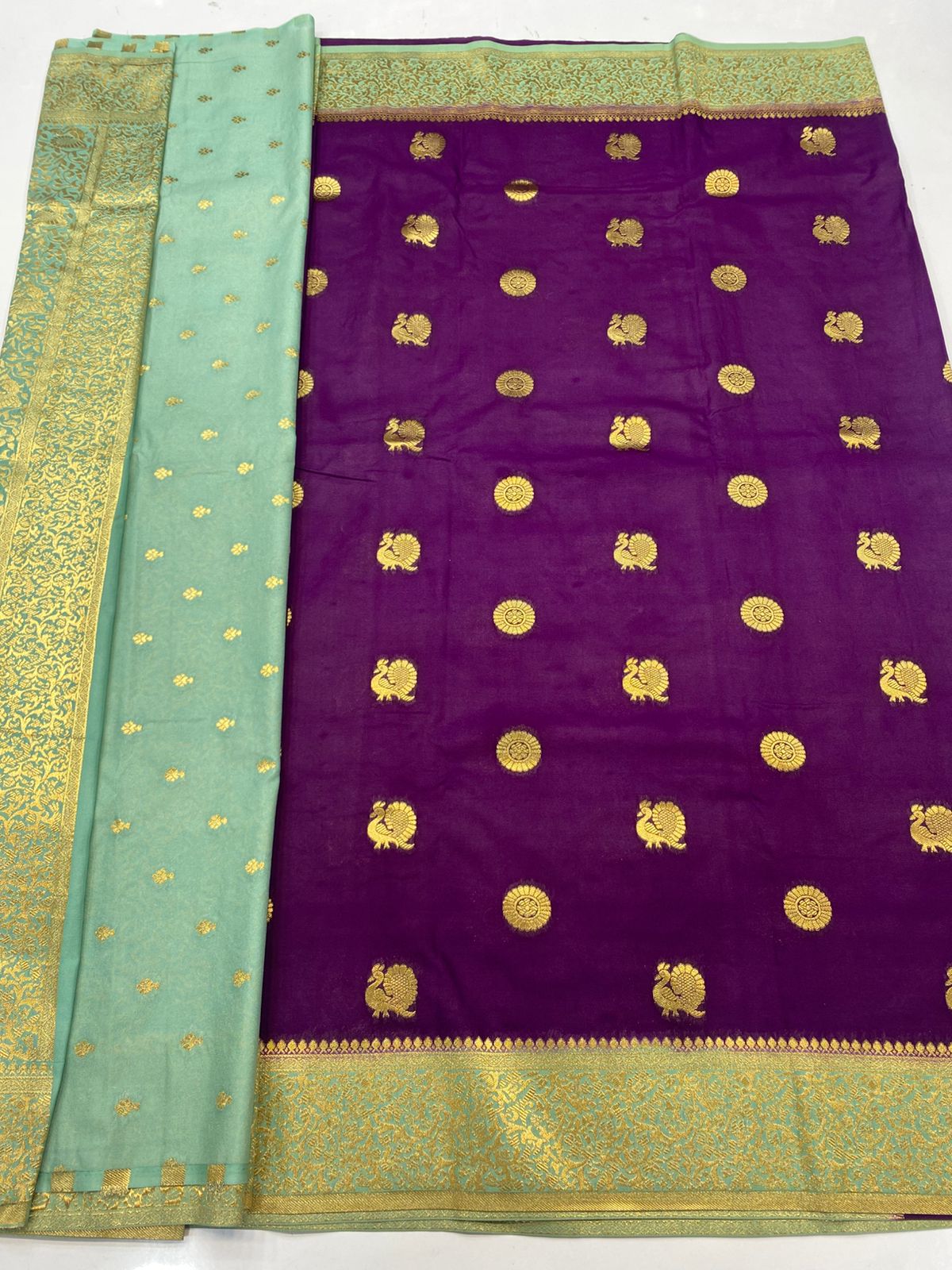&nbsp;Khaddi Georgette Saree(3442-R10)