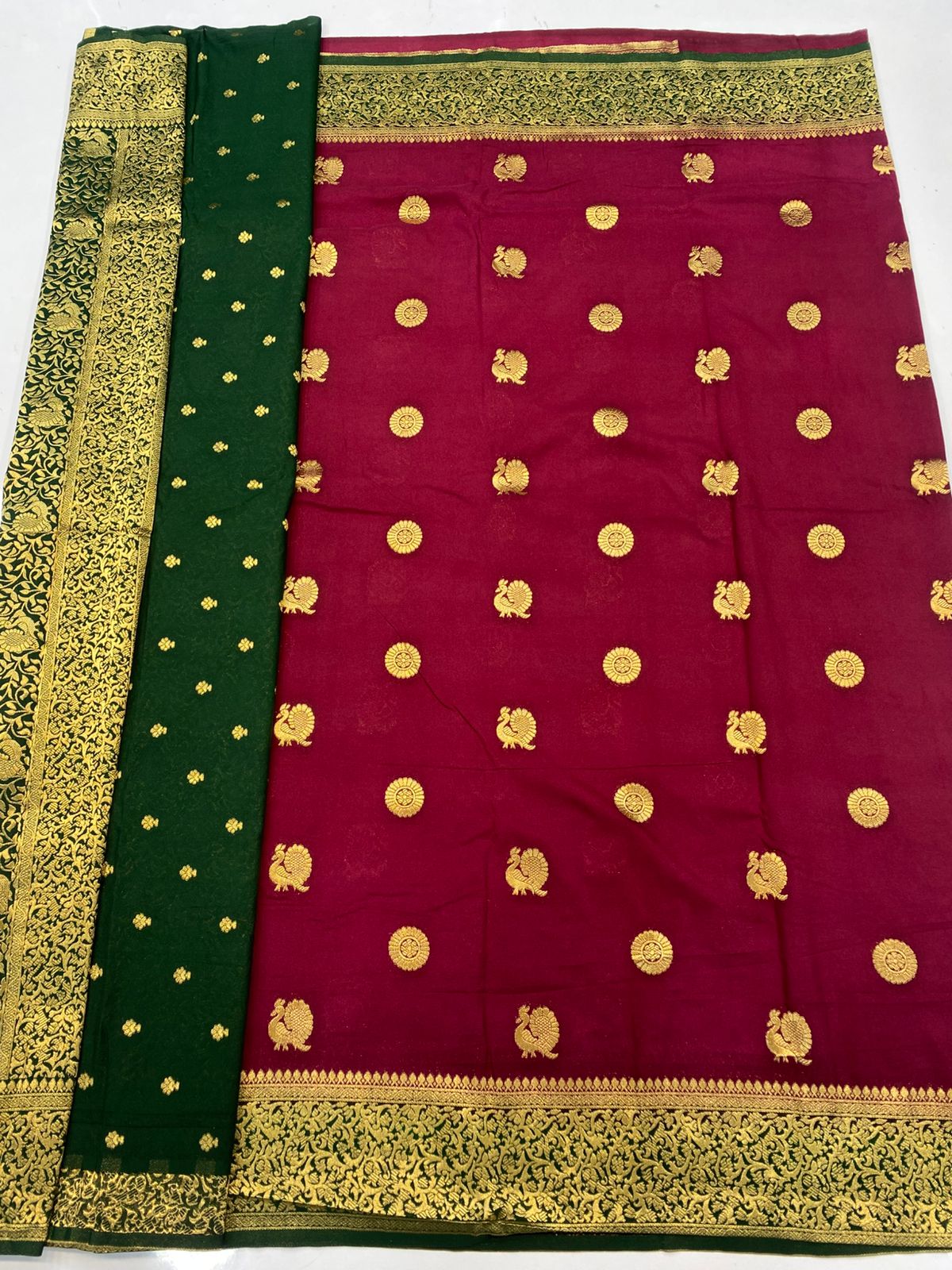 &nbsp;Khaddi Georgette Saree(3442-R10)
