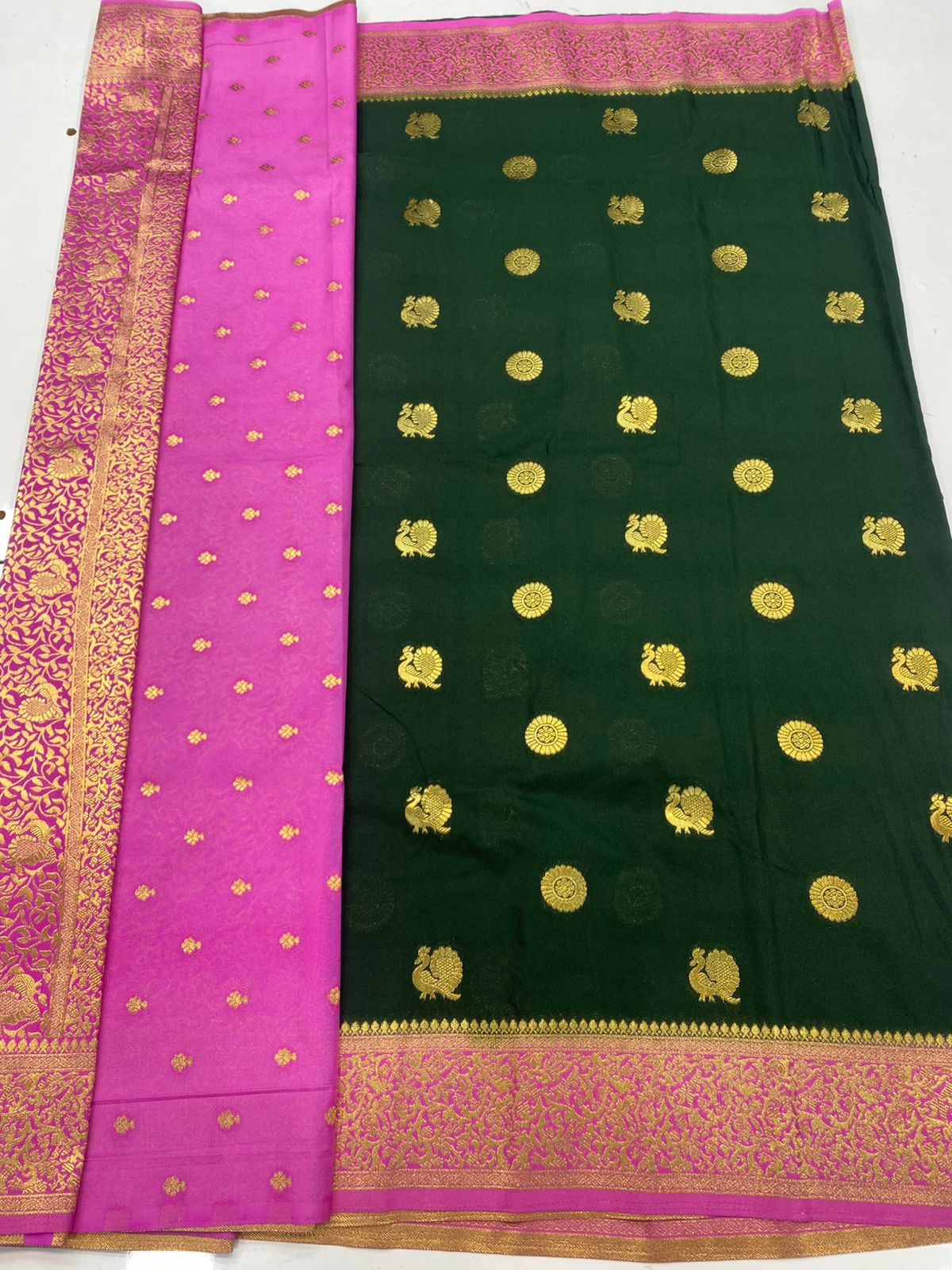 &nbsp;Khaddi Georgette Saree(3442-R10)