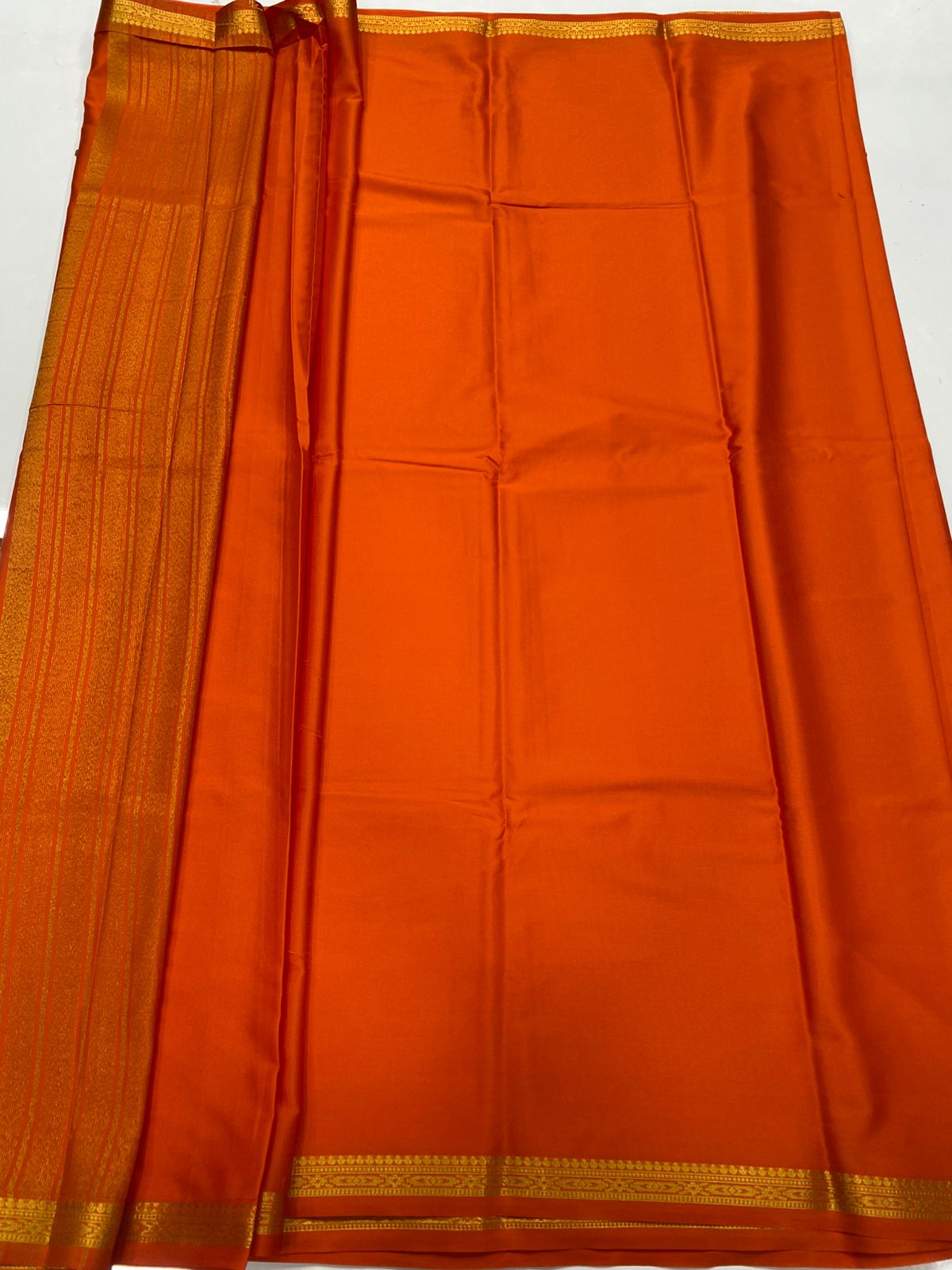 Mysore Crepe Self Saree (3441-R26)
