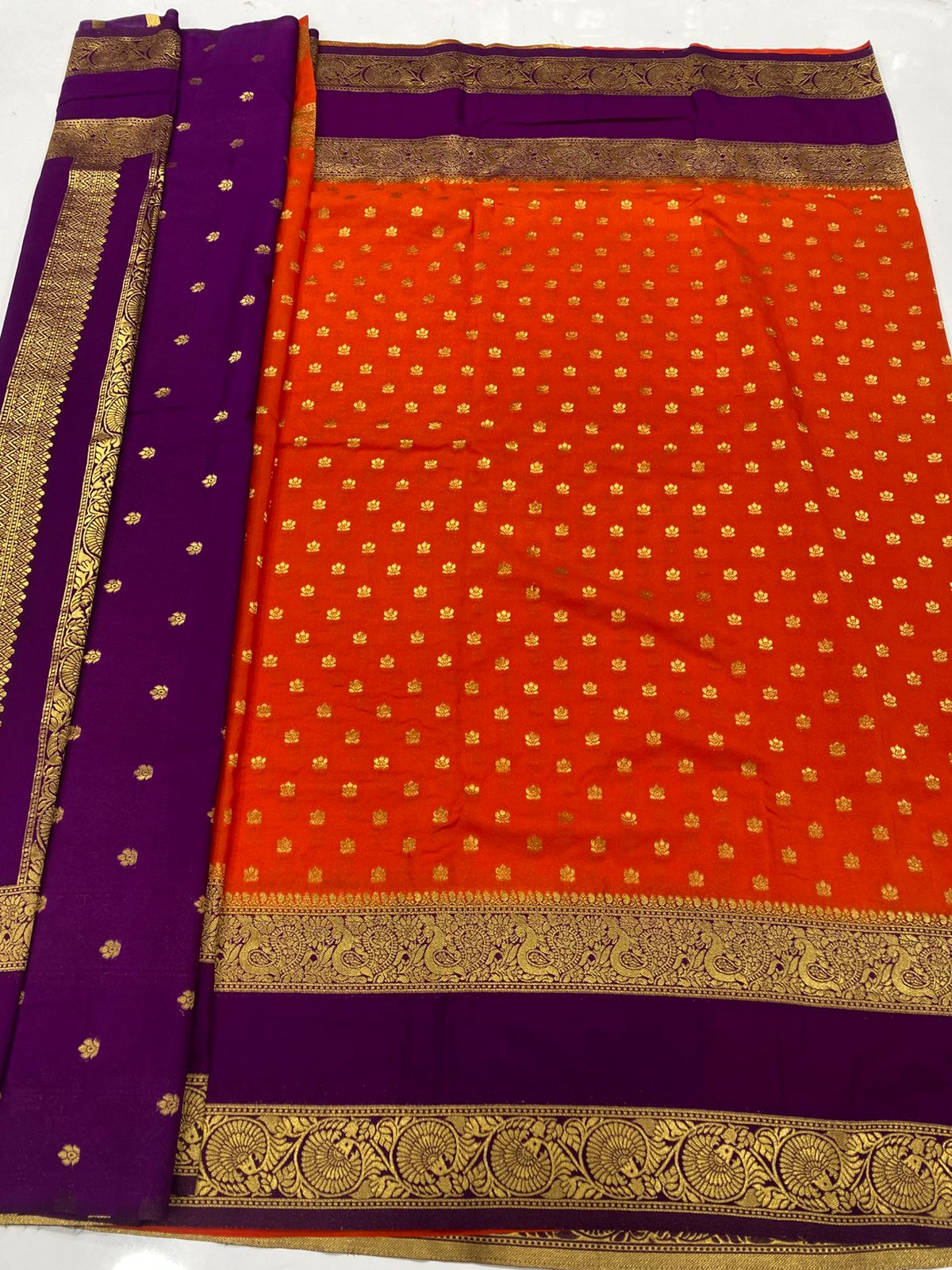 Khaddi Georgette Saree&nbsp (3442A-R10)