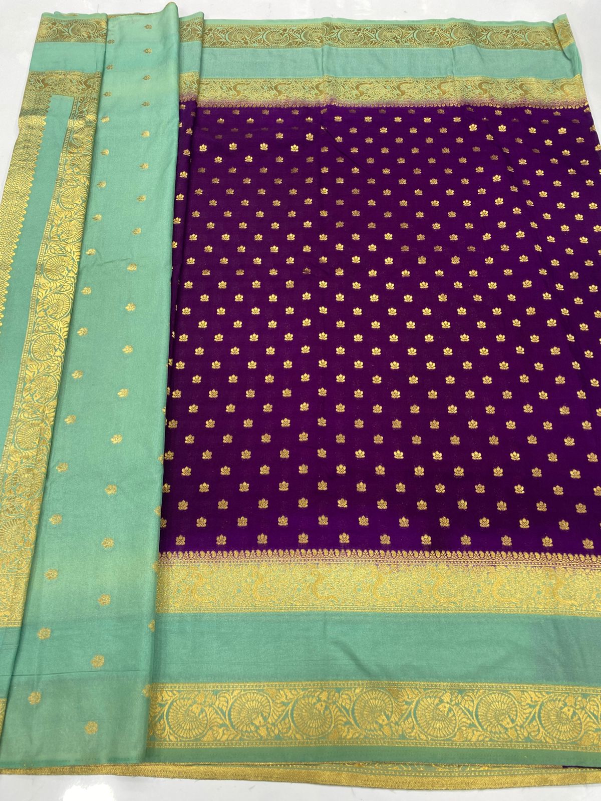 Khaddi Georgette Saree&nbsp (3442A-R10)