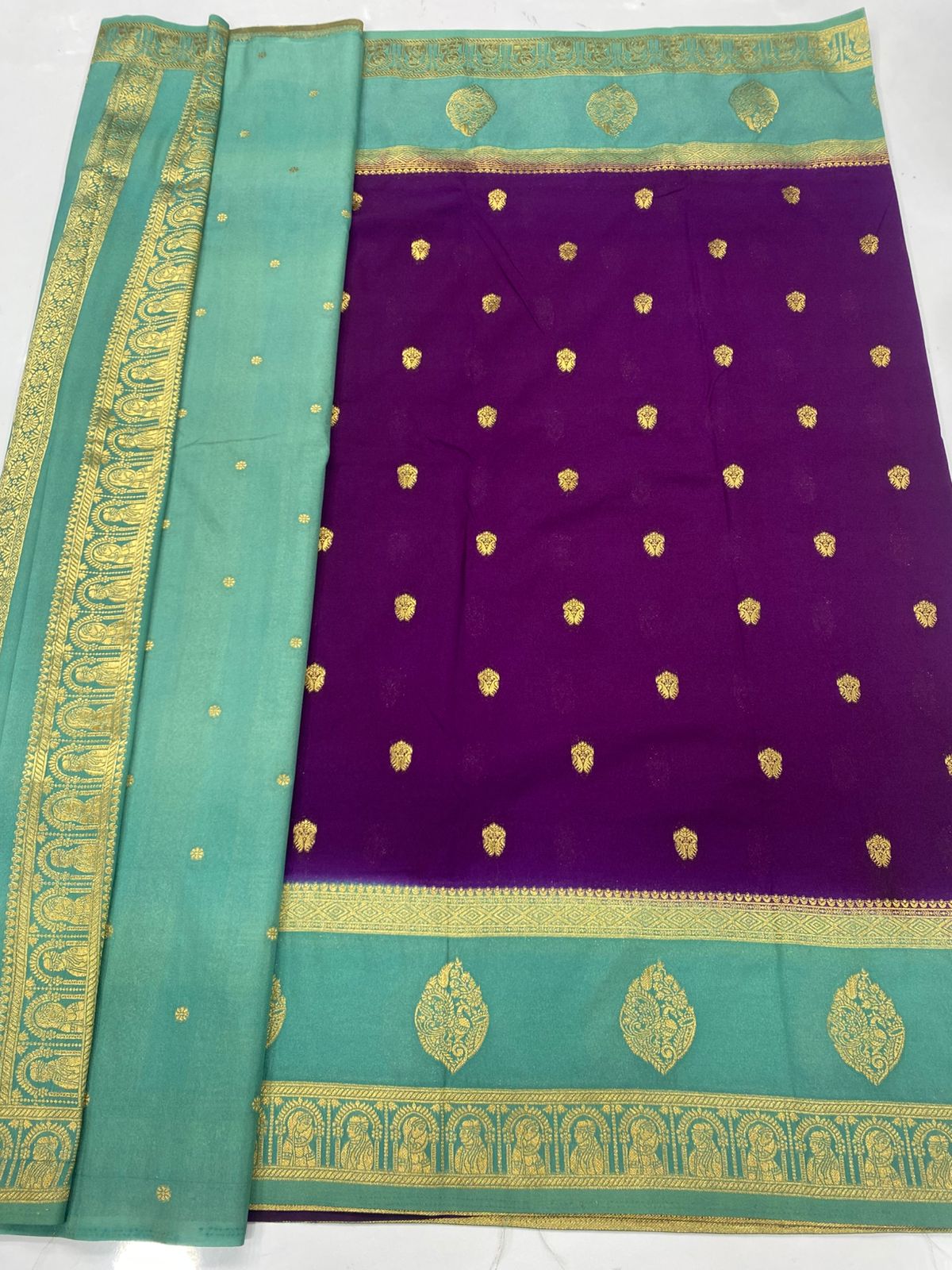 Khaddi Georgette Saree (3442B-R12)