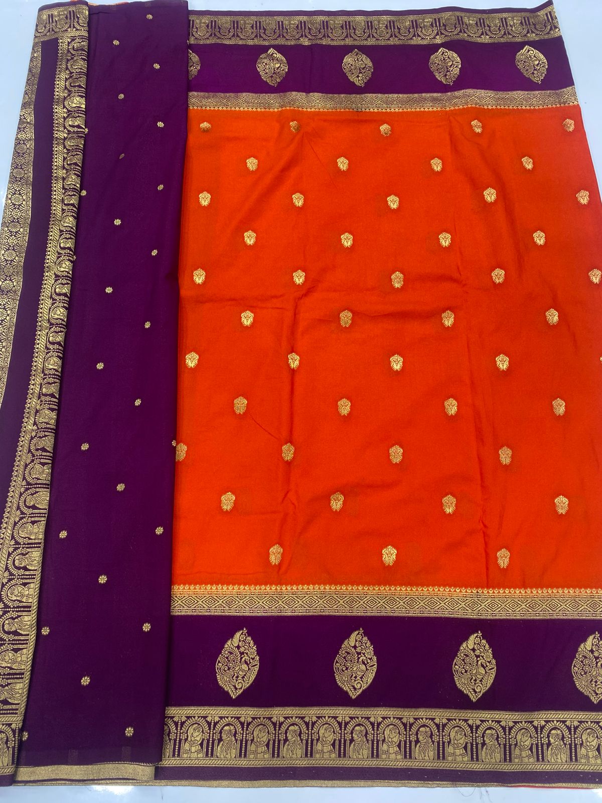 Khaddi Georgette Saree (3442B-R12)