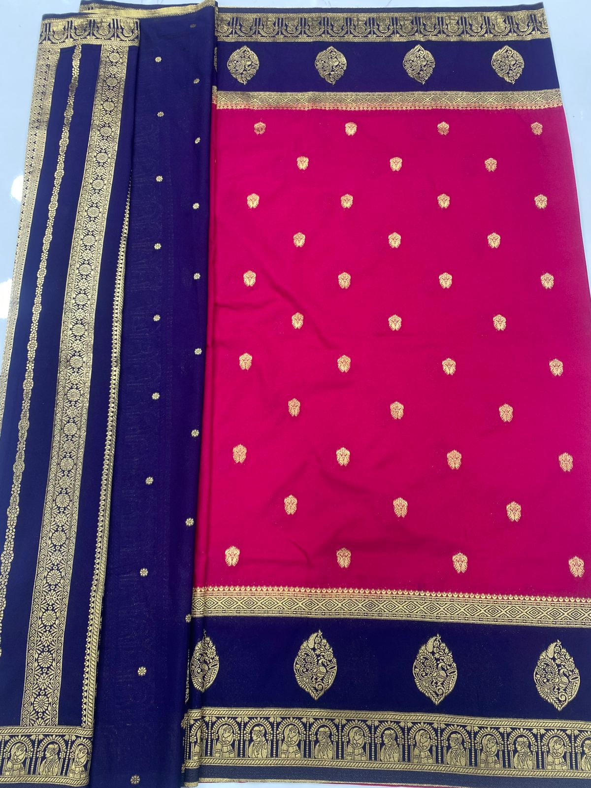 Khaddi Georgette Saree (3442B-R12)