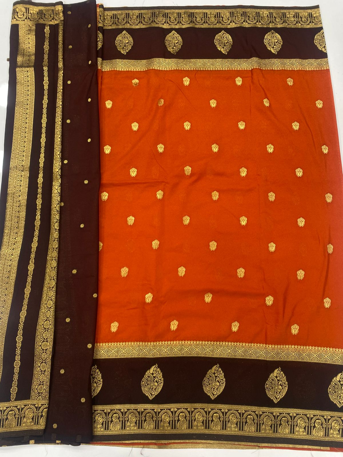 Khaddi Georgette Saree (3442B-R12)