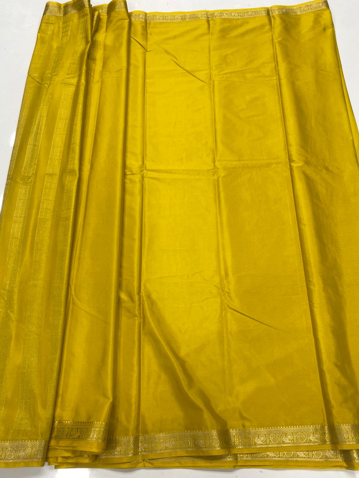 Mysore Crepe Self Saree (3441A-R19)