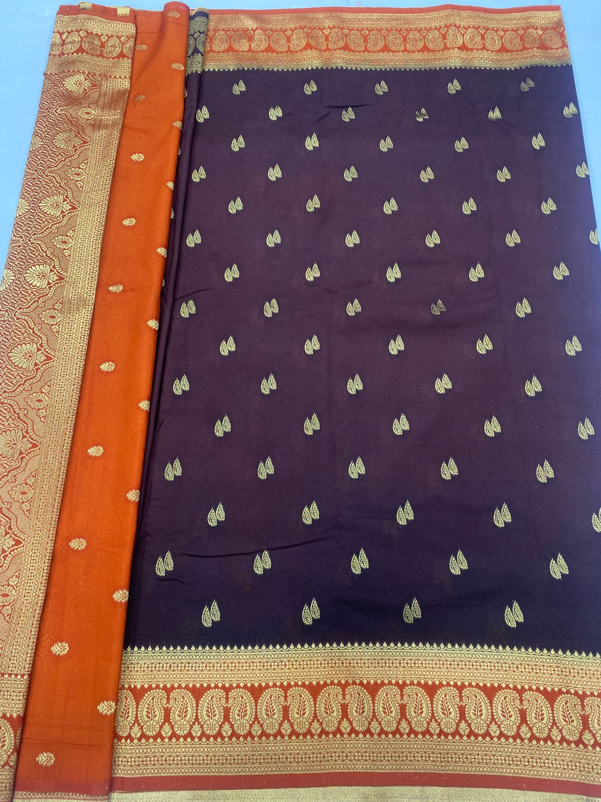 &nbsp;Khaddi Georgette Saree (3442C-R11)